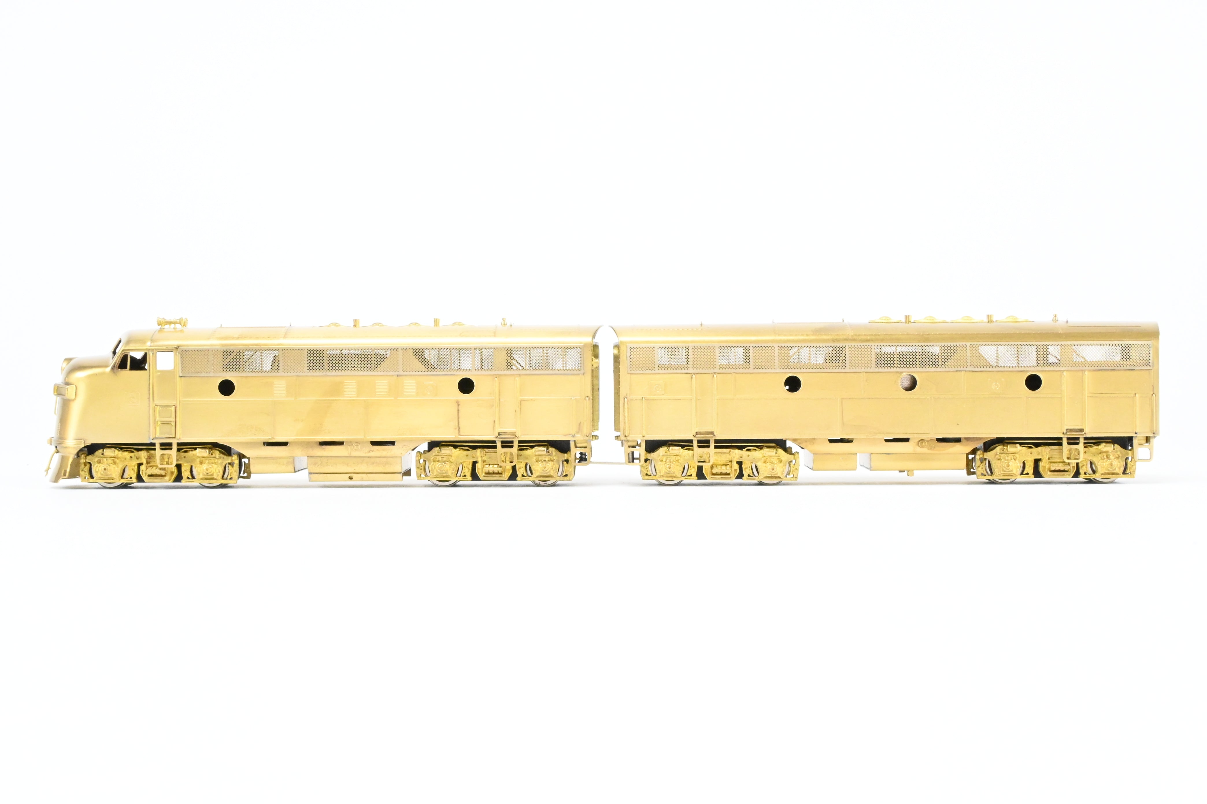 High - Quality HO Scale Brass Oriental Limited EMD F3A/F3B PH III 1500 HP 2 - Unit Model Train Set