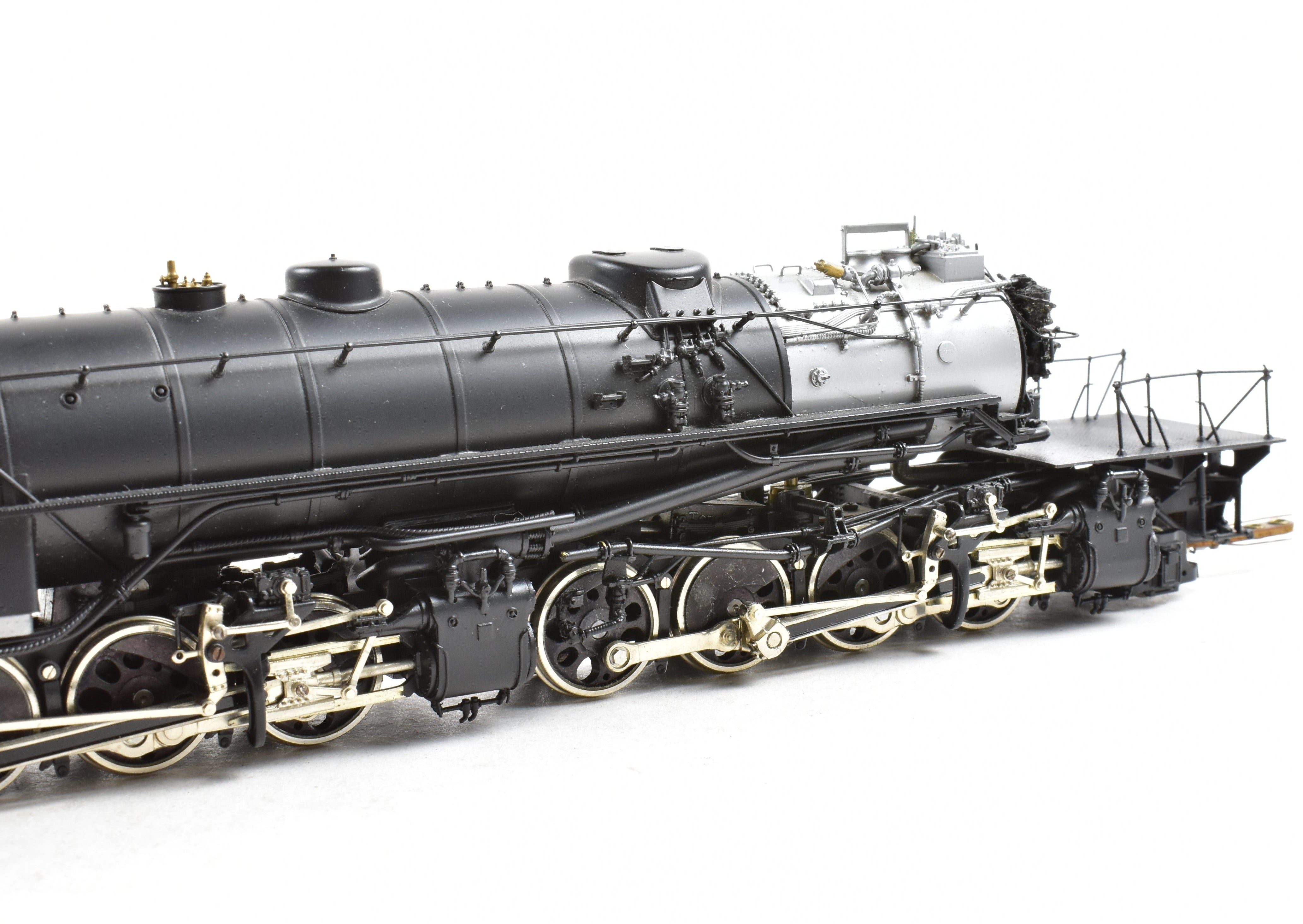 HO Scale Brass Model Train - PFM Tenshodo Southern Pacific AC - 12 4 - 8 - 8 - 2 Cab Forward Factory - Painted Locomotive, Crown Model, No. 4276, 1983 Run