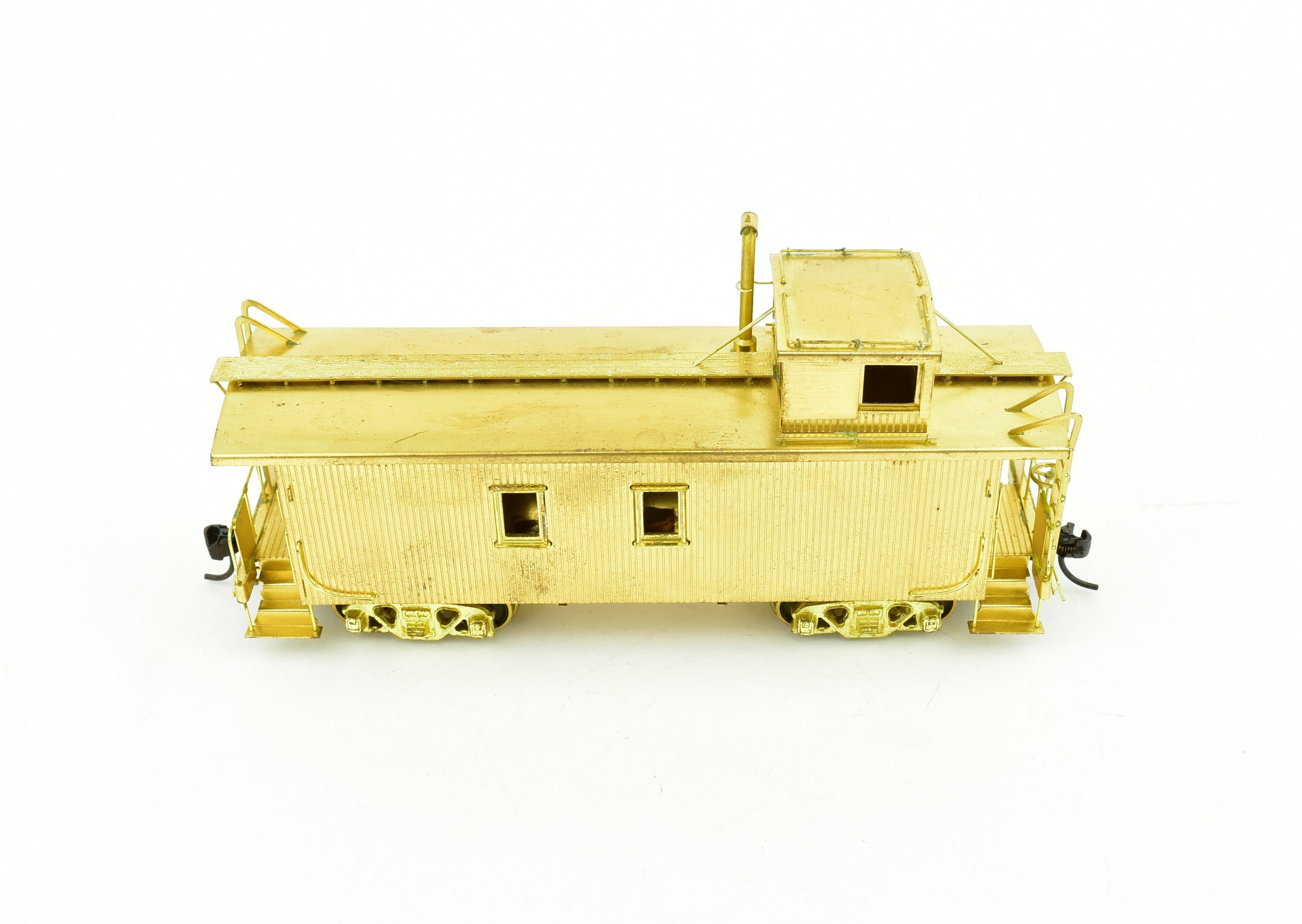 HO Scale Brass Model of Pacific Fast Mail (PFM) Canadian Pacific Railway Wood Caboose