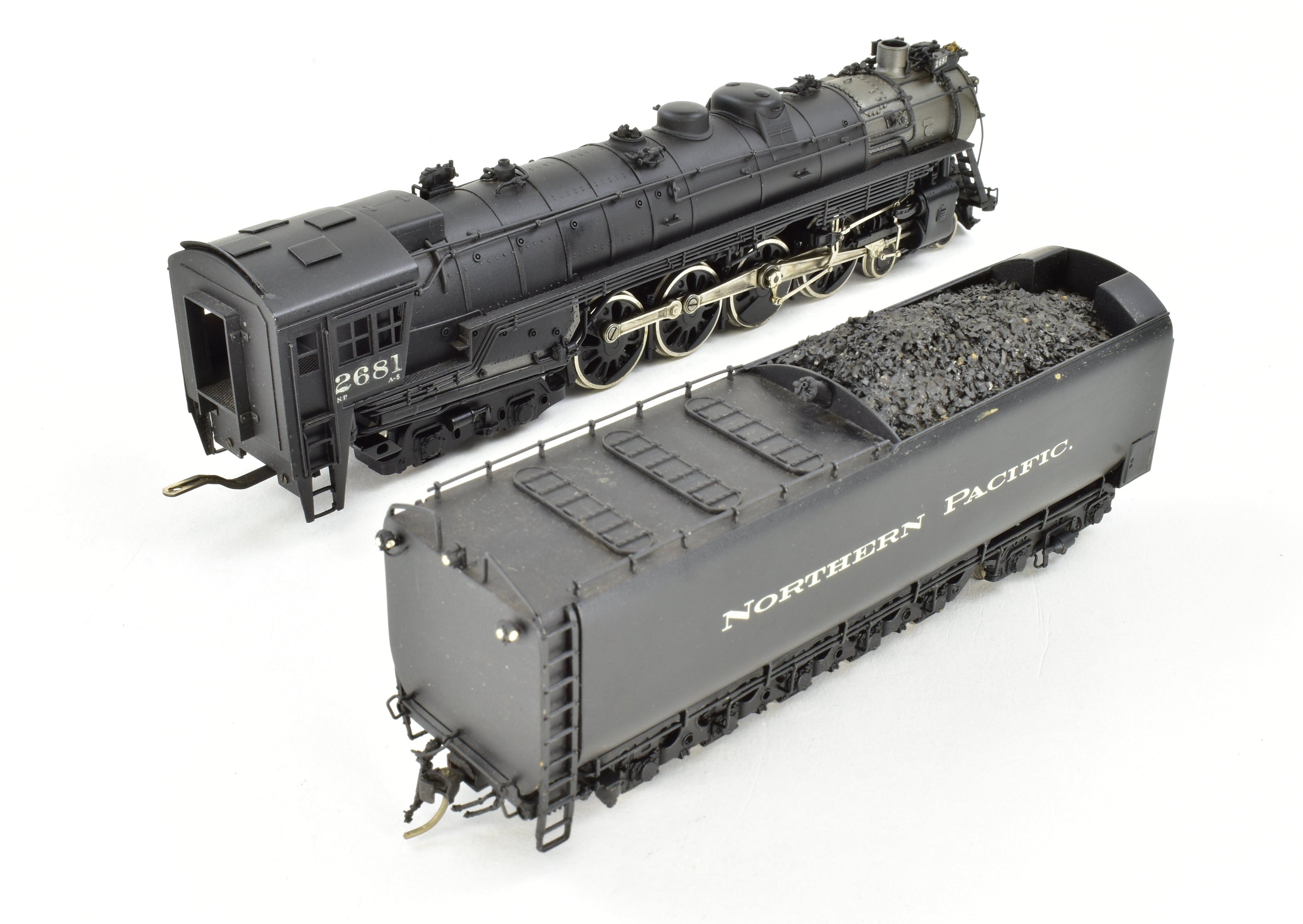 HO Scale Brass PFM - Fujiyama Northern Pacific 4-8-4 Class A-5 Model from 1972 Run with Custom Painting