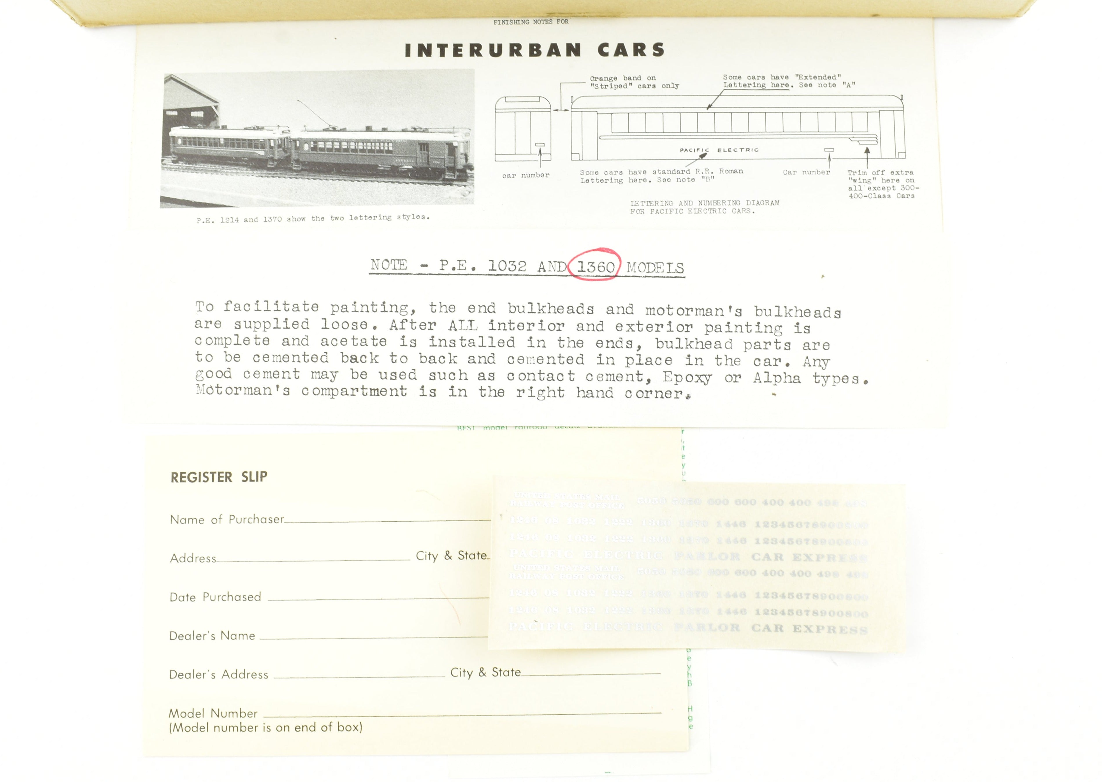 HO Brass Suydam Pacific Electric Portland Combine with Painted Can Motor - Sold As Is