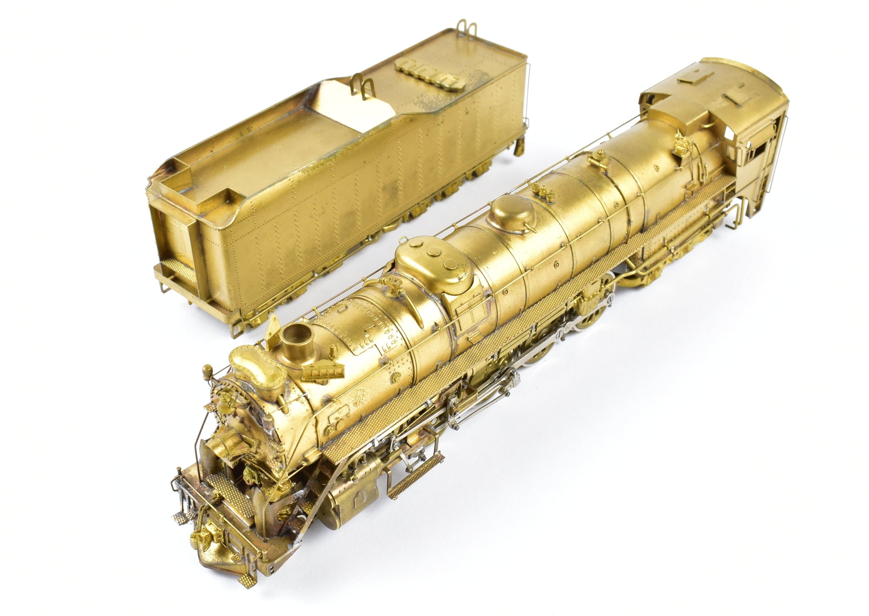 High - Quality HO Scale Brass Pacific Fast Mail Model - Toby's Denver & Rio Grande Western 4 - 8 - 4 Class M - 68 Steam Locomotive in ReBoxx Packaging