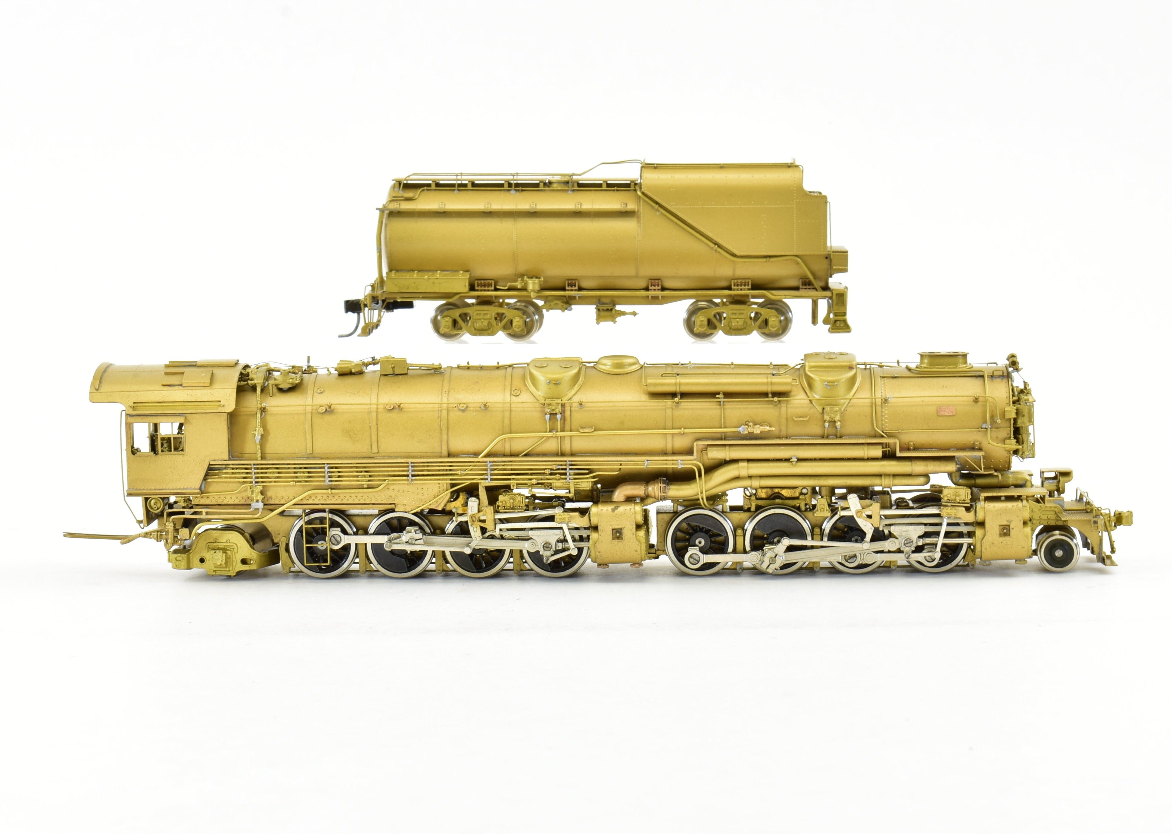 HO Scale Custom Brass Model Train - Richmond Fredericksburg & Potomac 2-8-8-2 Royale Series (Ex C&O H7) by NJ Custom Brass