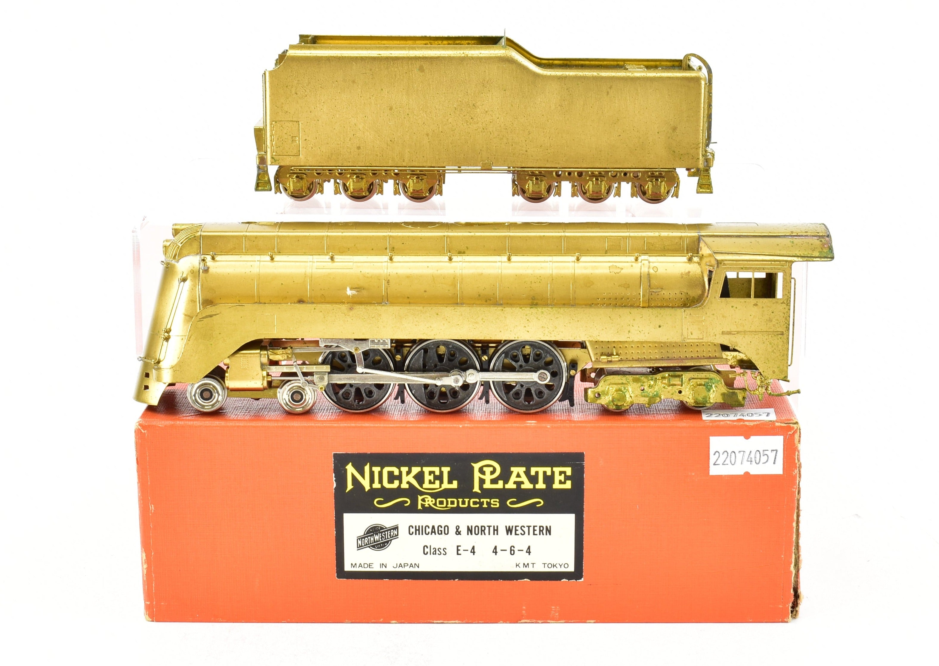 HO Scale Brass NPP Nickel Plate Chicago & North Western Class E-4 4-6-4 Streamlined Model AS-IS