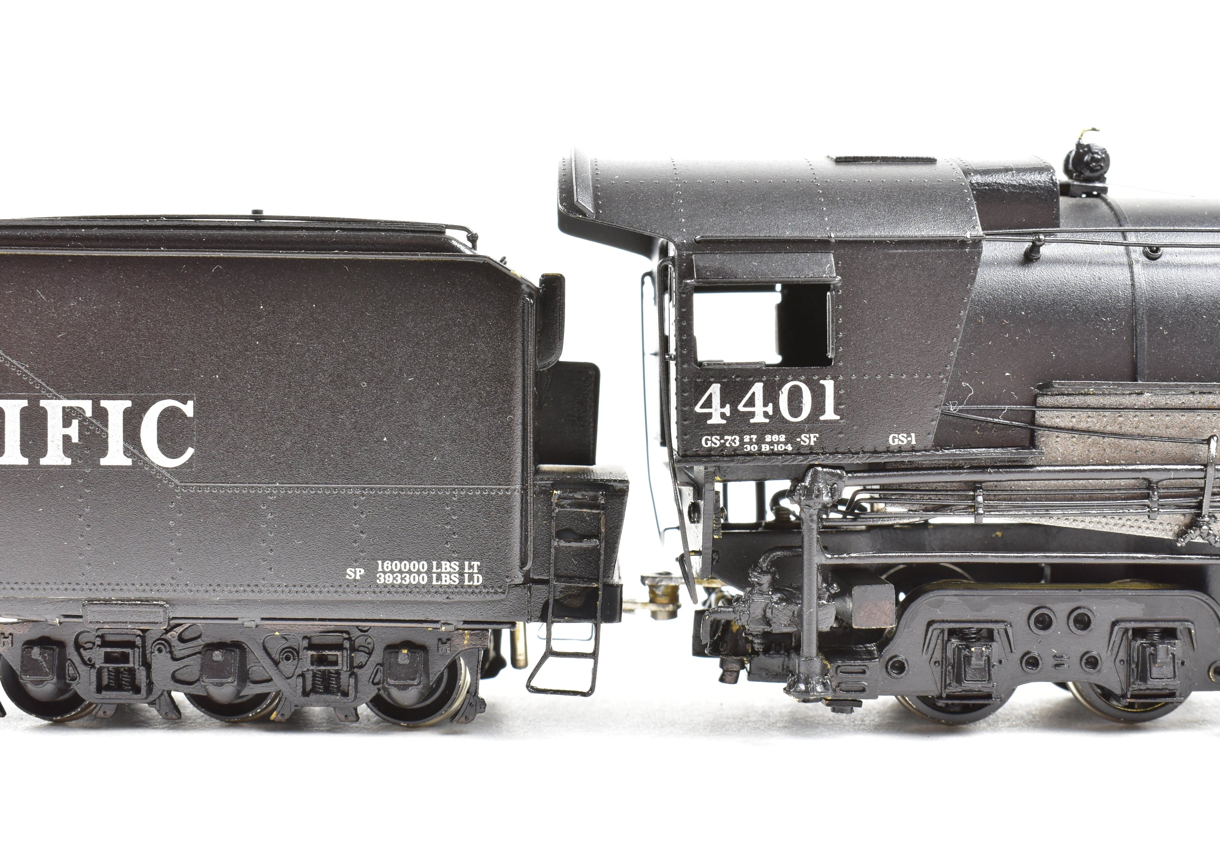 HO Scale Brass Sunset Models SP - Southern Pacific GS - 1 4 - 8 - 4 Custom Painted Model Train with Incorrect Box