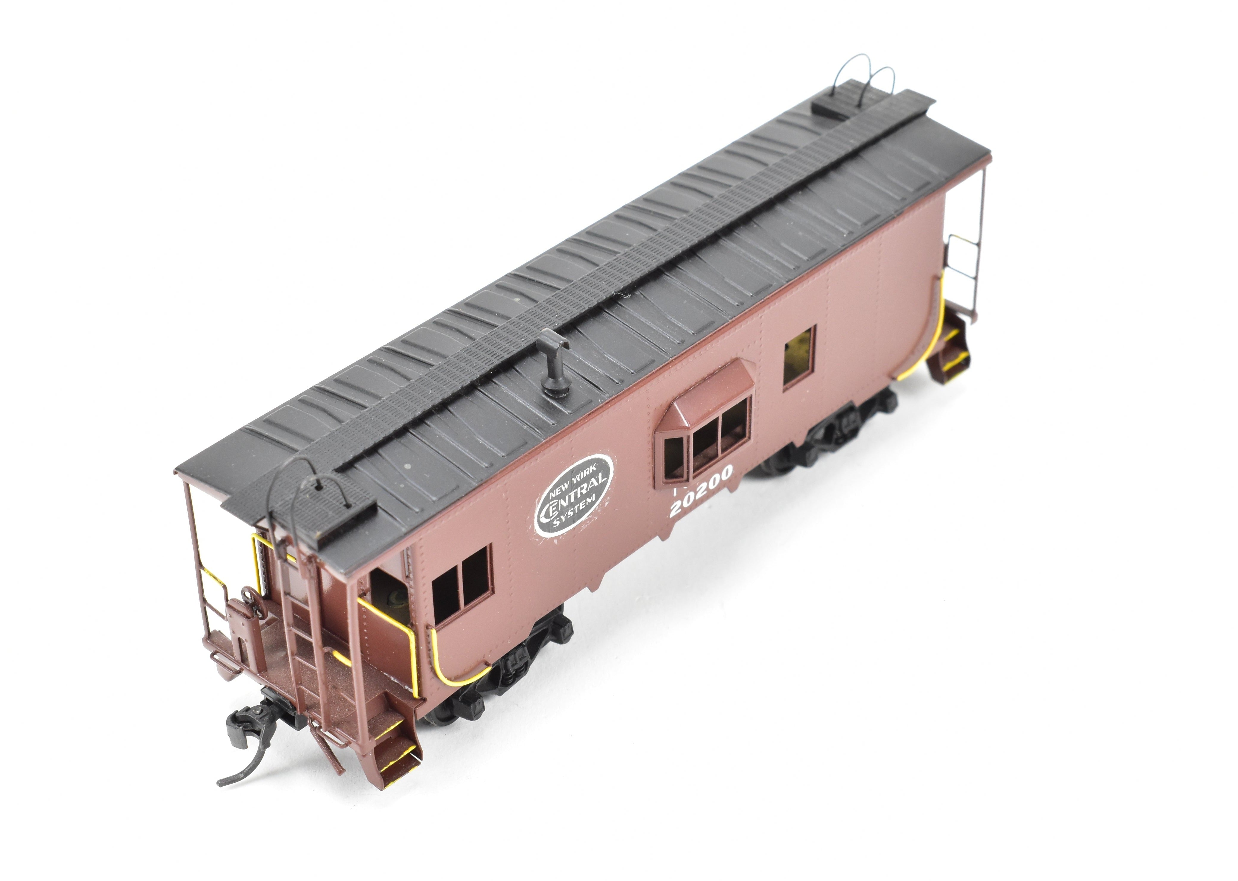 HO Scale Brass Model Train - Lambert NYC New York Central N7 All - Steel Bay Window Caboose CP by Despatch Shops