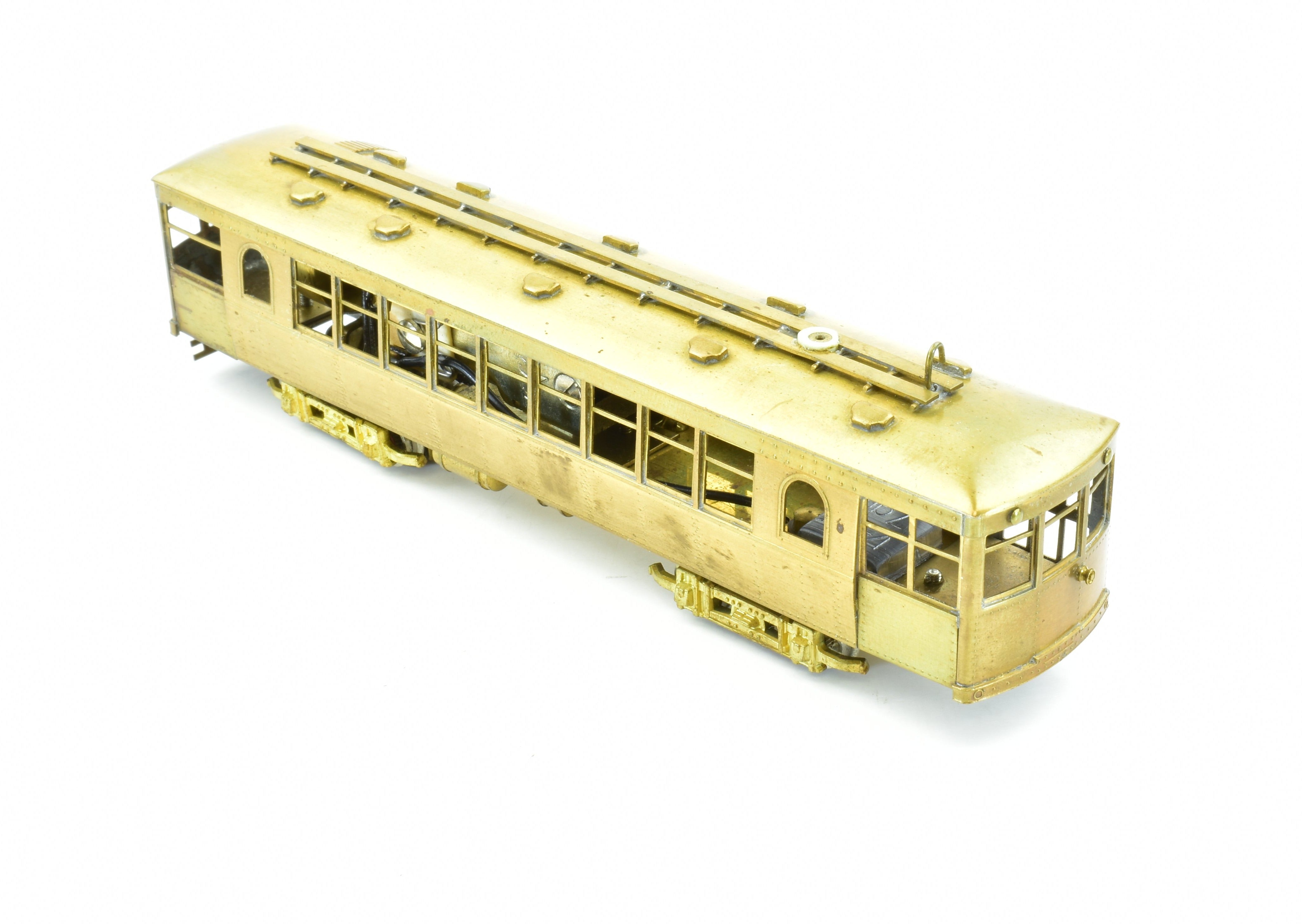 1963 HO Brass Single-Ended Curved Sider Model Tramway of Cincinnati Street Railways