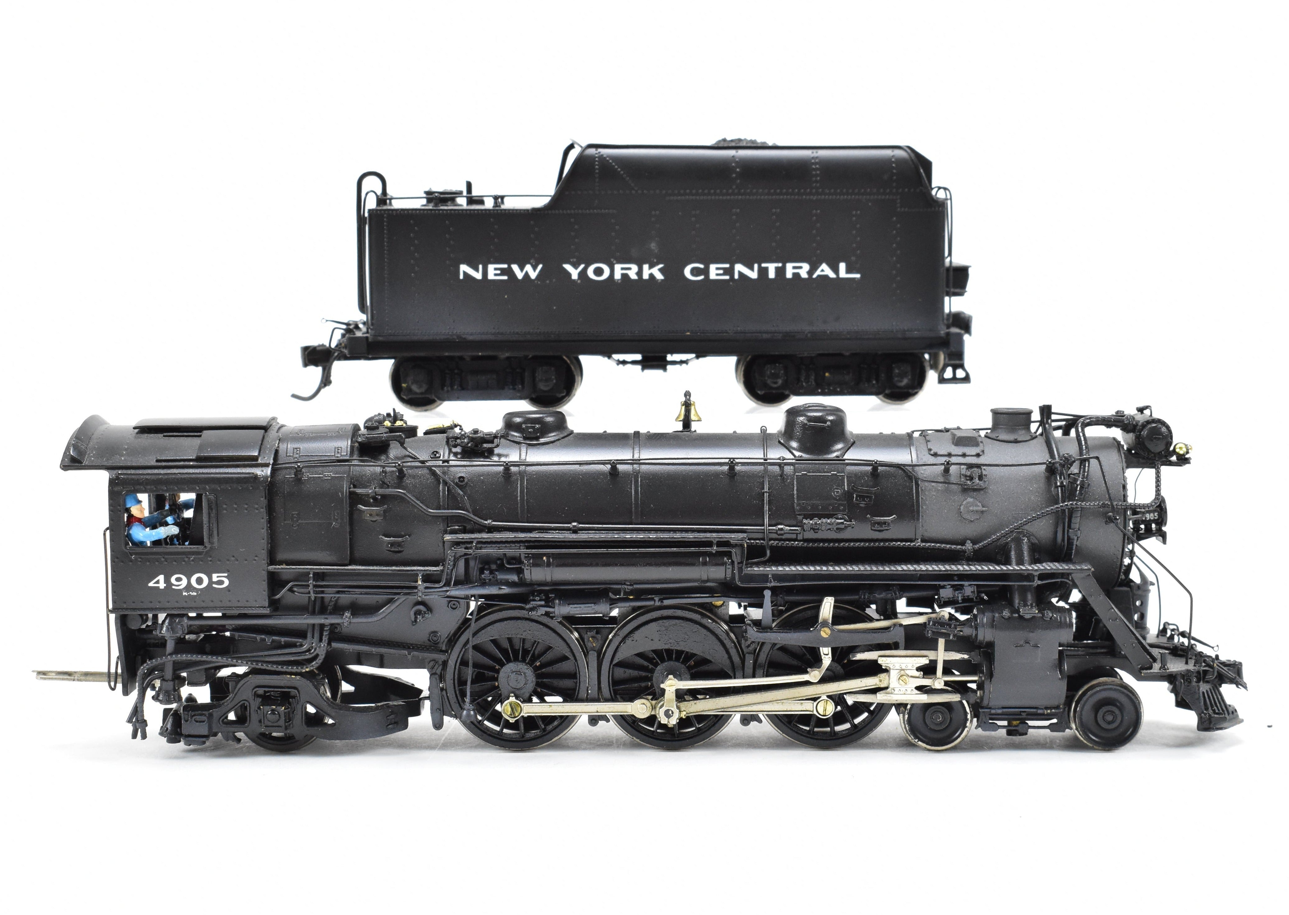 HO Scale Brass Sunset Models NYC - New York Central K - 5b 4 - 6 - 2 Professional Painted Steam Locomotive Model No. 4905