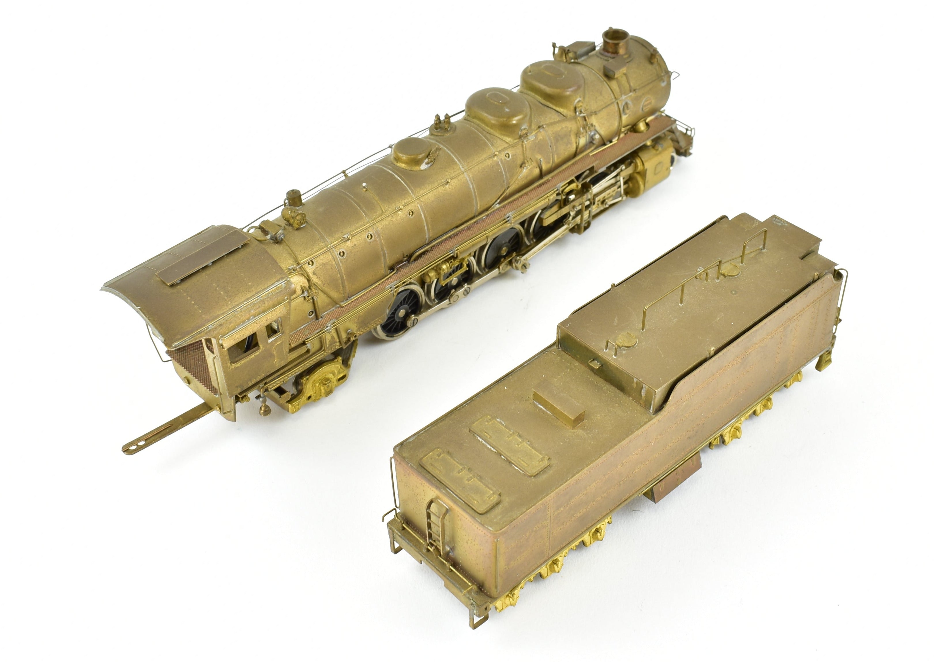 High - Quality HO Brass PFM United ATSF Santa Fe 2 - 10 - 2 Model