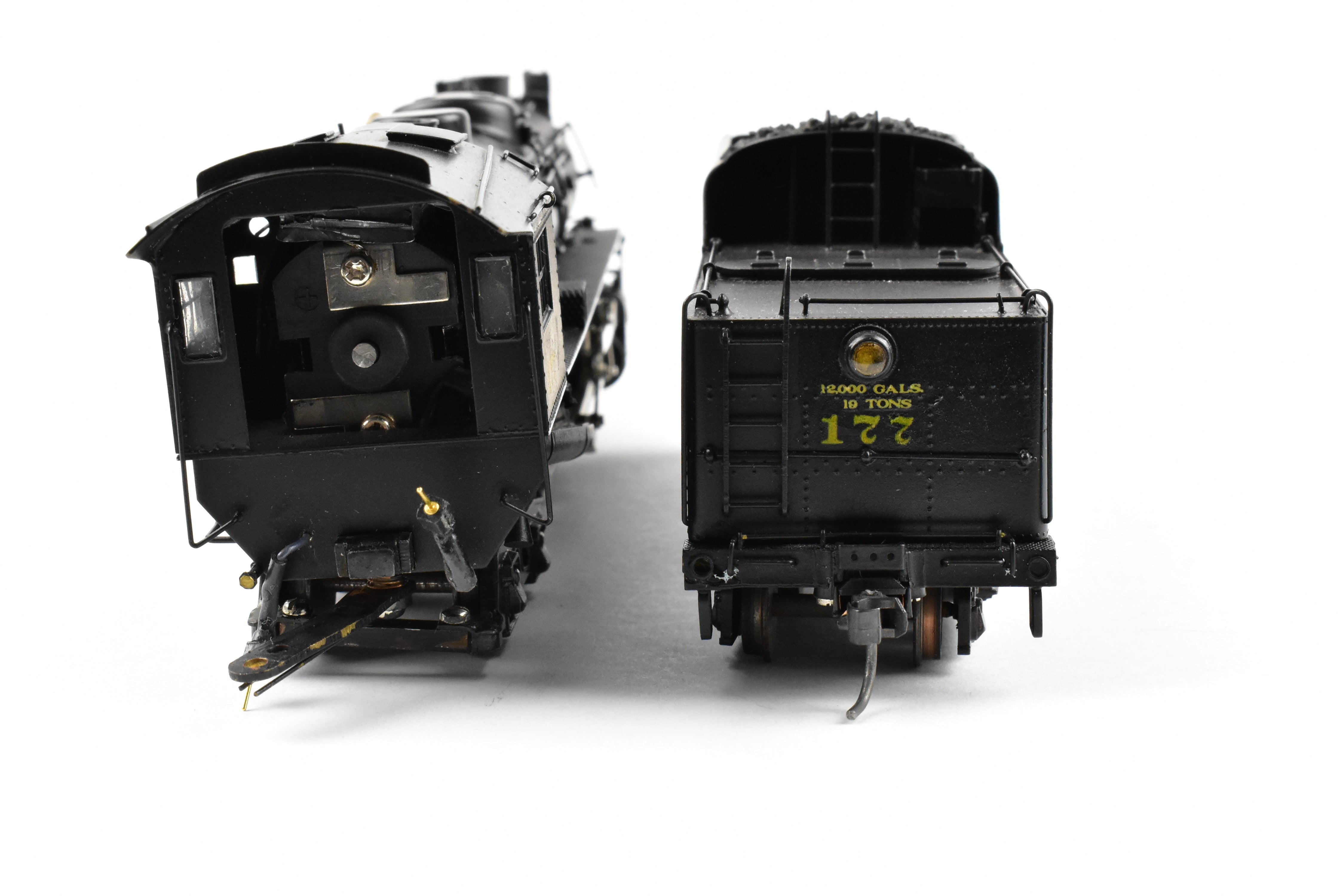 HO Scale Brass Model Train - Nickel Plate Products (NPP), Nickel Plate Road Class L - 1a 4 - 6 - 4 Steam Locomotive without Elephant Ear Smoke Lifters, Comes with Wrong Box