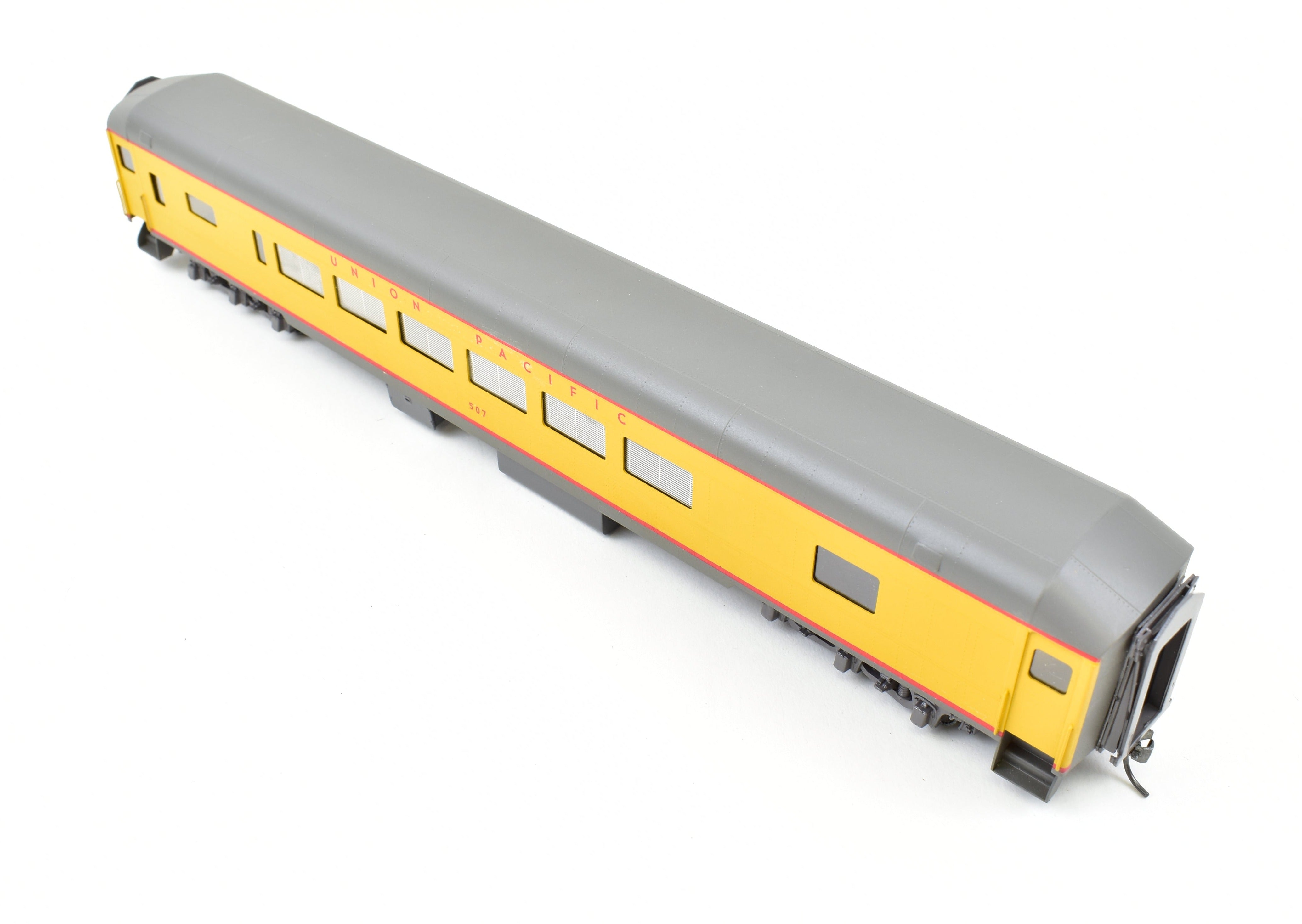 HO Scale Brass Nickel Plate Products (NPP) Union Pacific Chair Car Model No. 507 with Custom Professional Painting