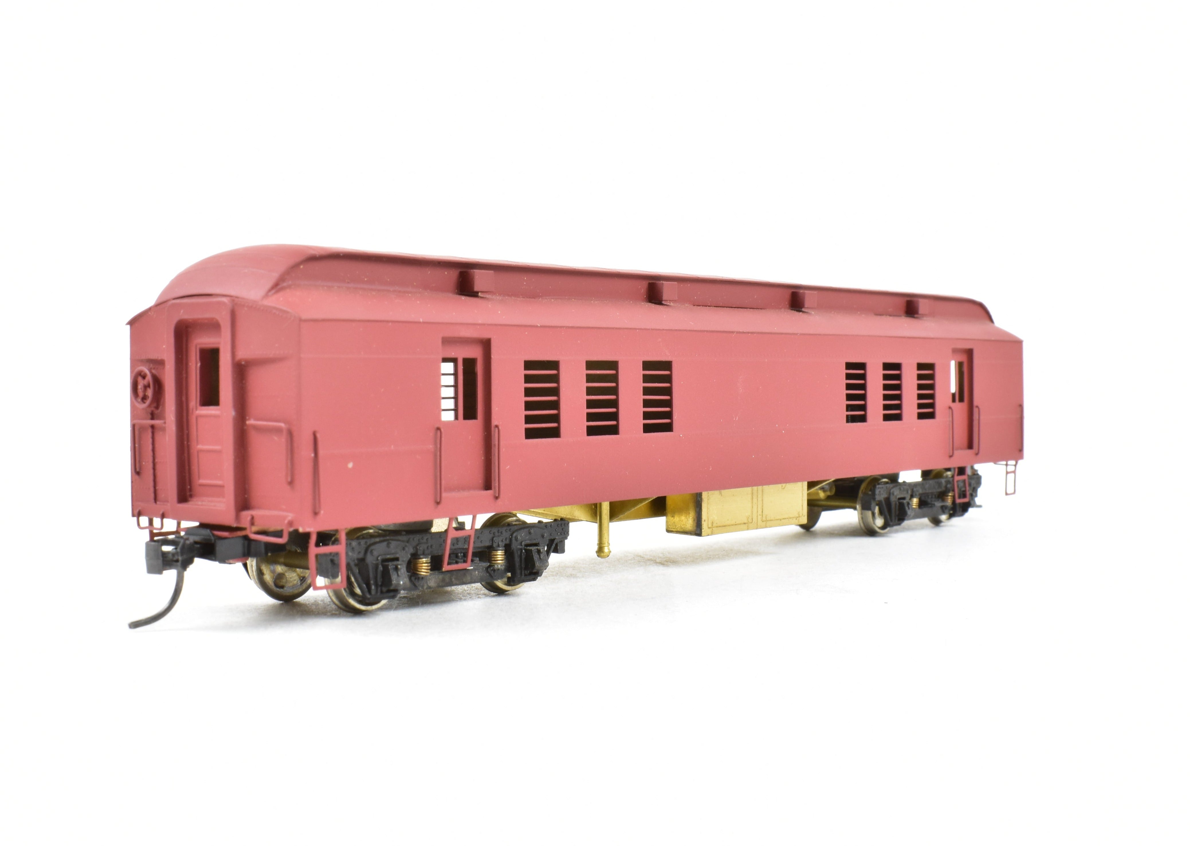 HO Scale Brass Lambert 60-foot Heavyweight RPO with Central Valley Metal Wheel Trucks