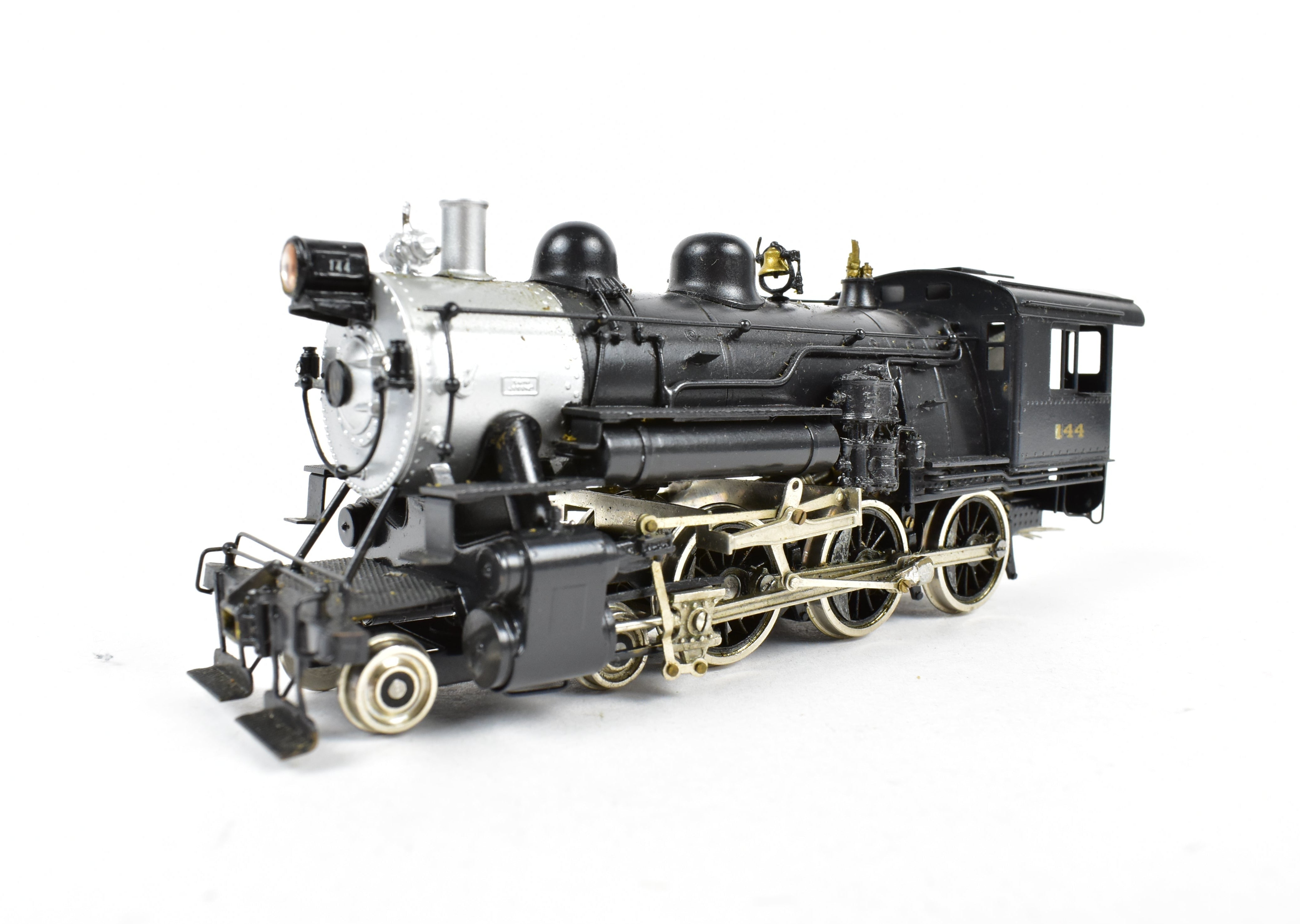 NJ Custom Brass LIRR - Long Island Railroad G - 53sd 4 - 6 - 0 Custom Painted HO Model with Shelf - Wear Box