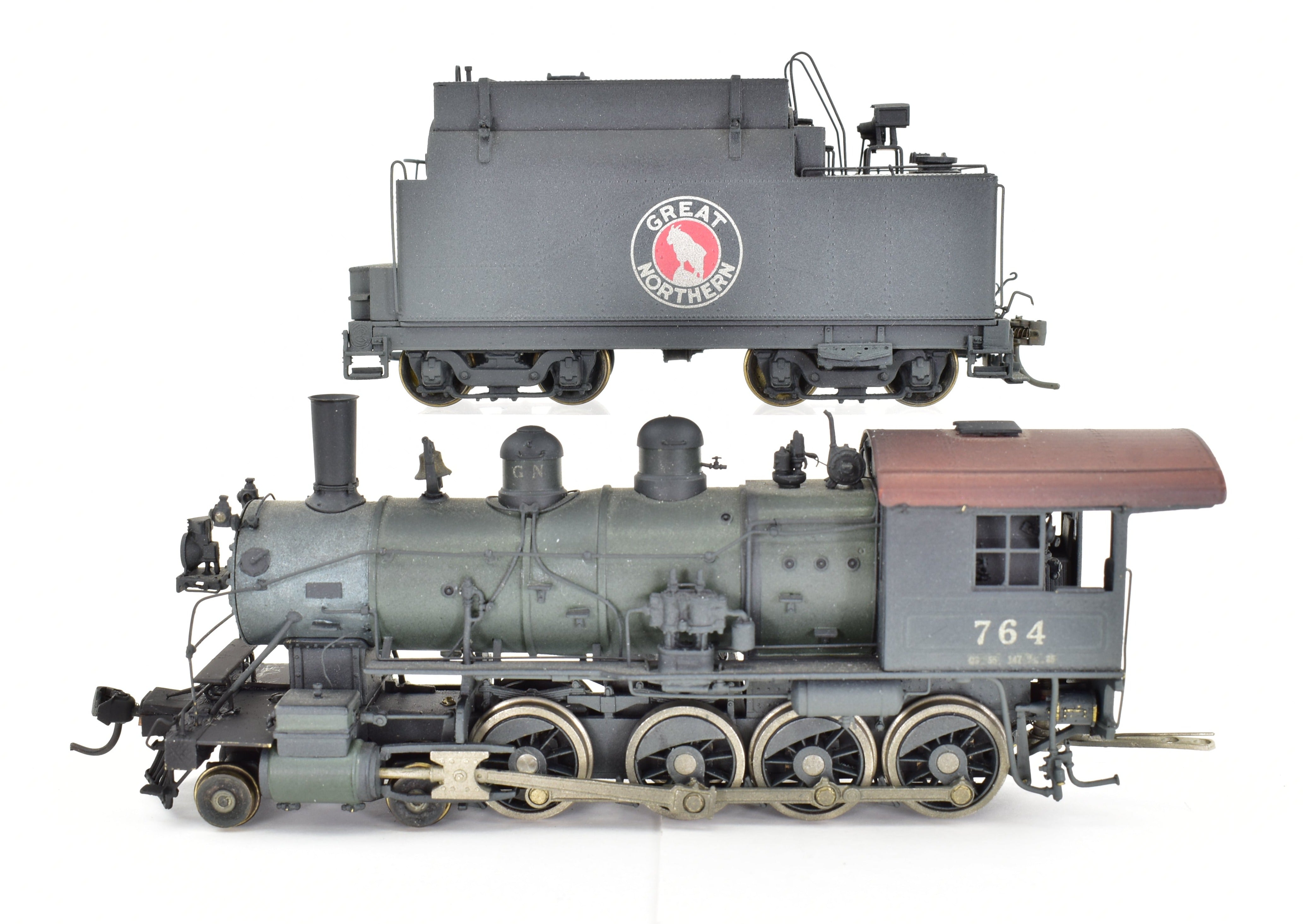 Custom Painted HO Brass Samhongsa Great Northern G - 3 Class 4 - 8 - 0 Mastodon PFM