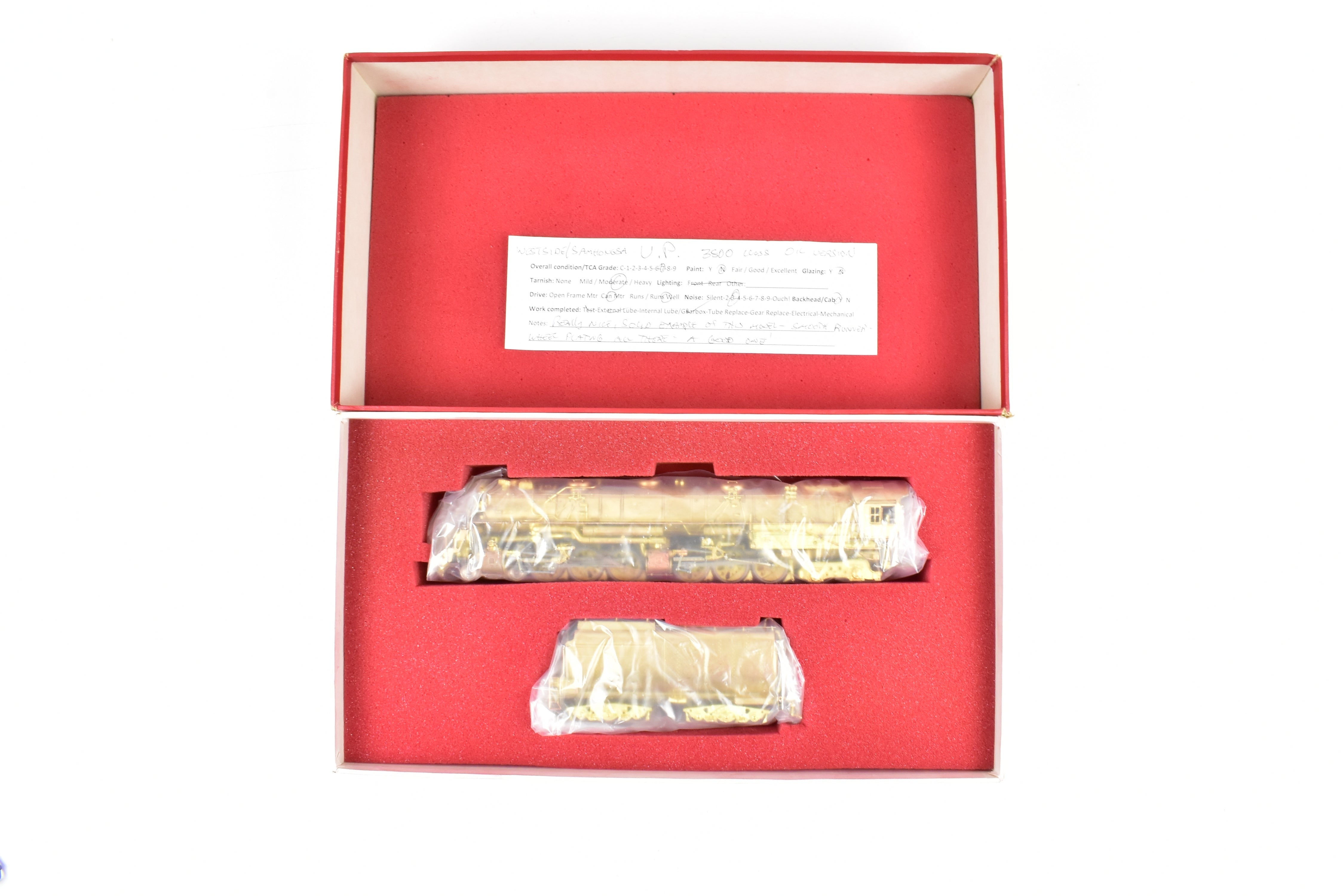 HO Scale Brass Key Imports Union Pacific 3800 Class 4-6-6-4 Challenger Oil Model