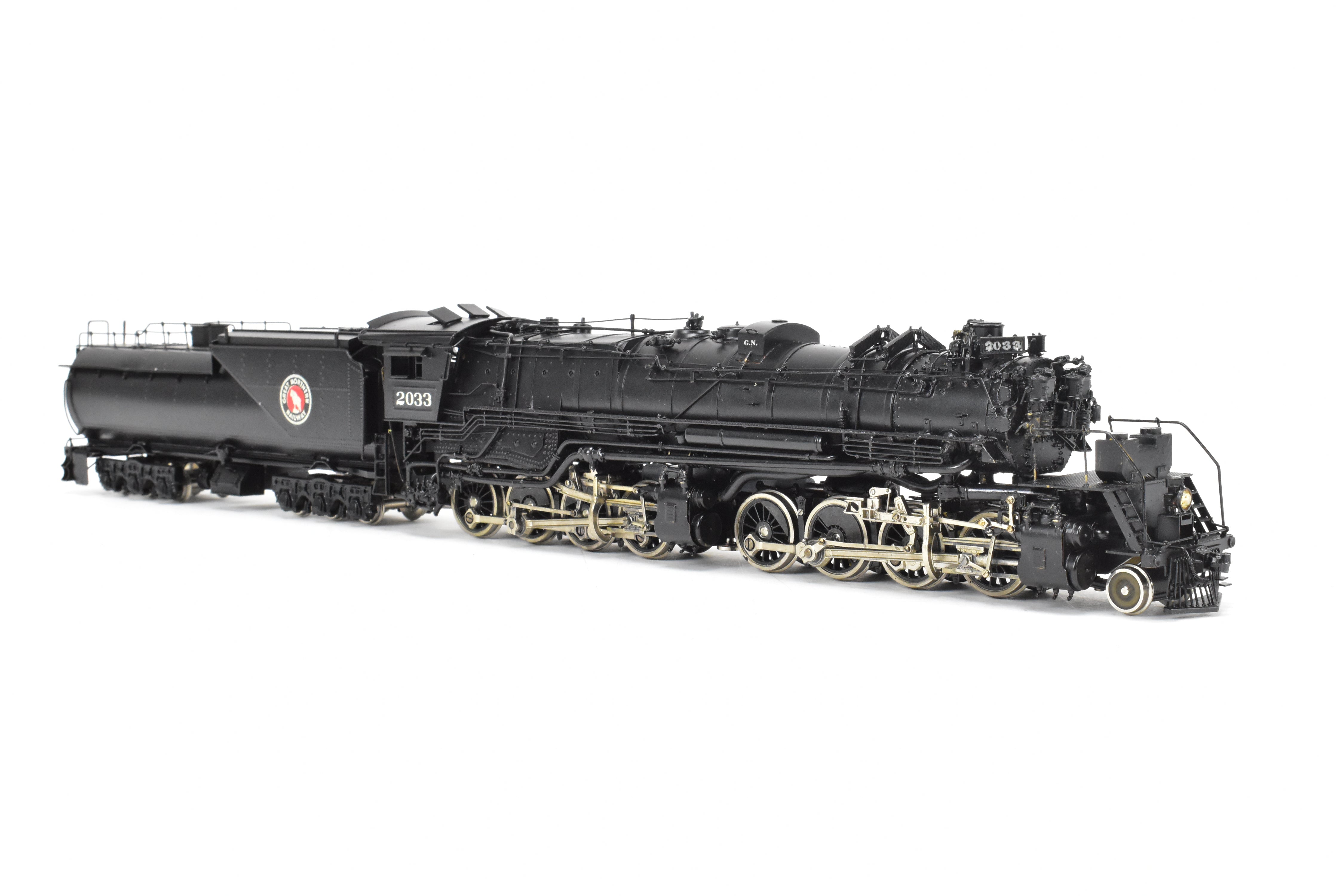 1967 HO Brass PFM - Tenshodo Great Northern 2-8-8-0 Class N-3 Custom Painted No. 2033