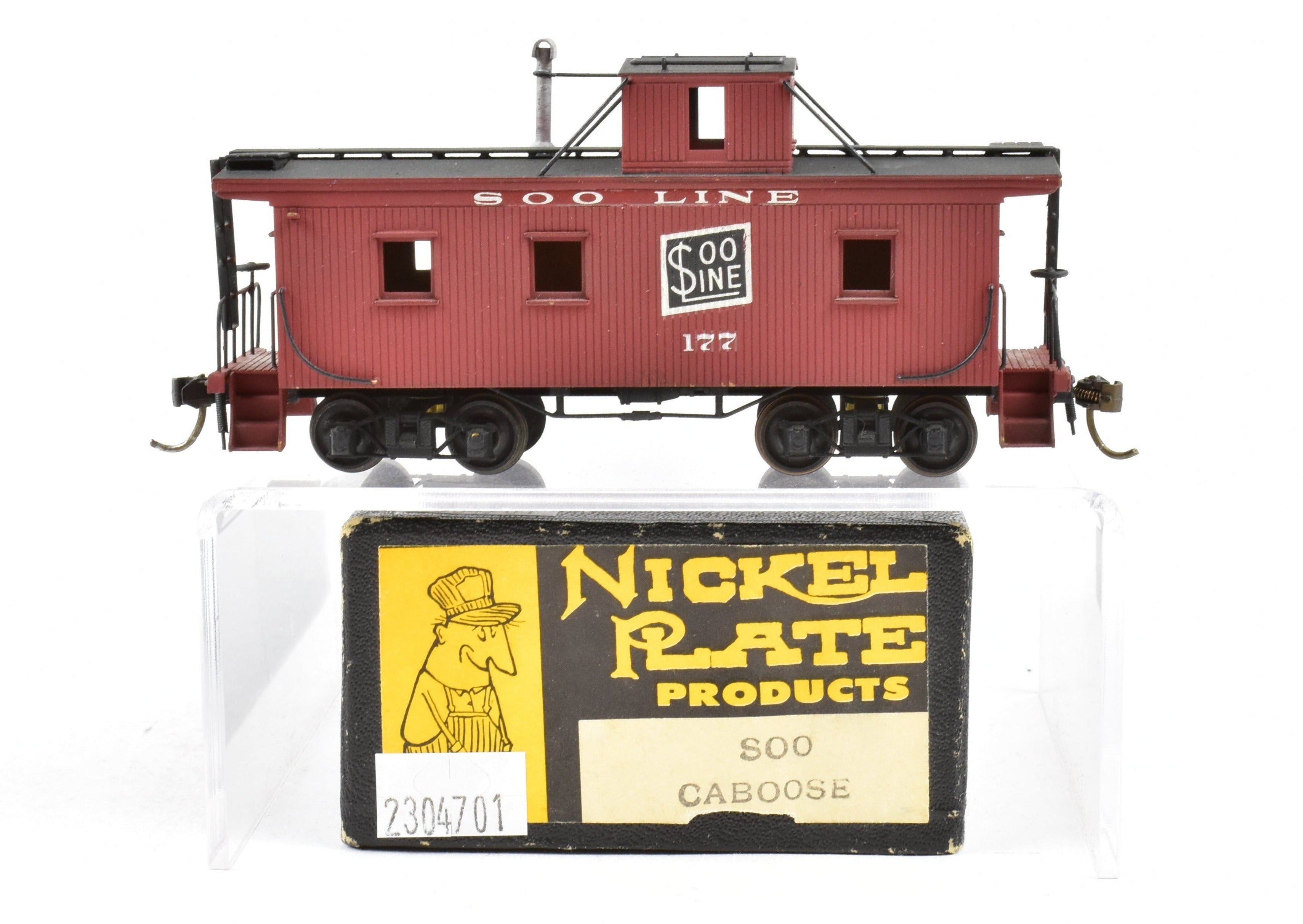 Custom Painted HO Scale Brass NPP Soo Line Caboose from 1972