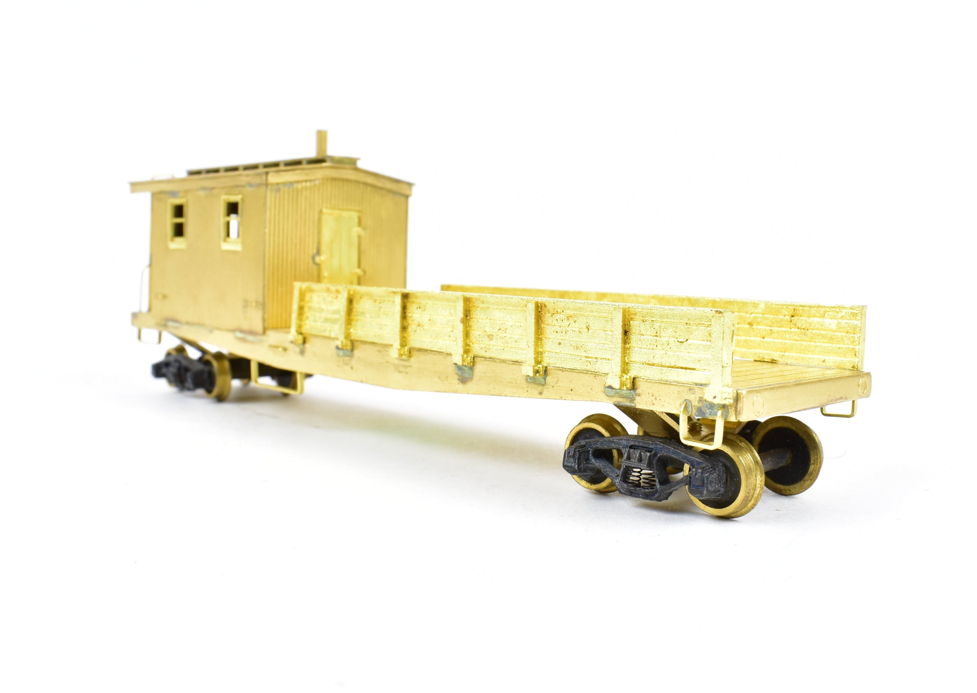 High - Quality HO Scale Brass Lambert Maintenance of Way (MOW) Boom Car for Various Roads
