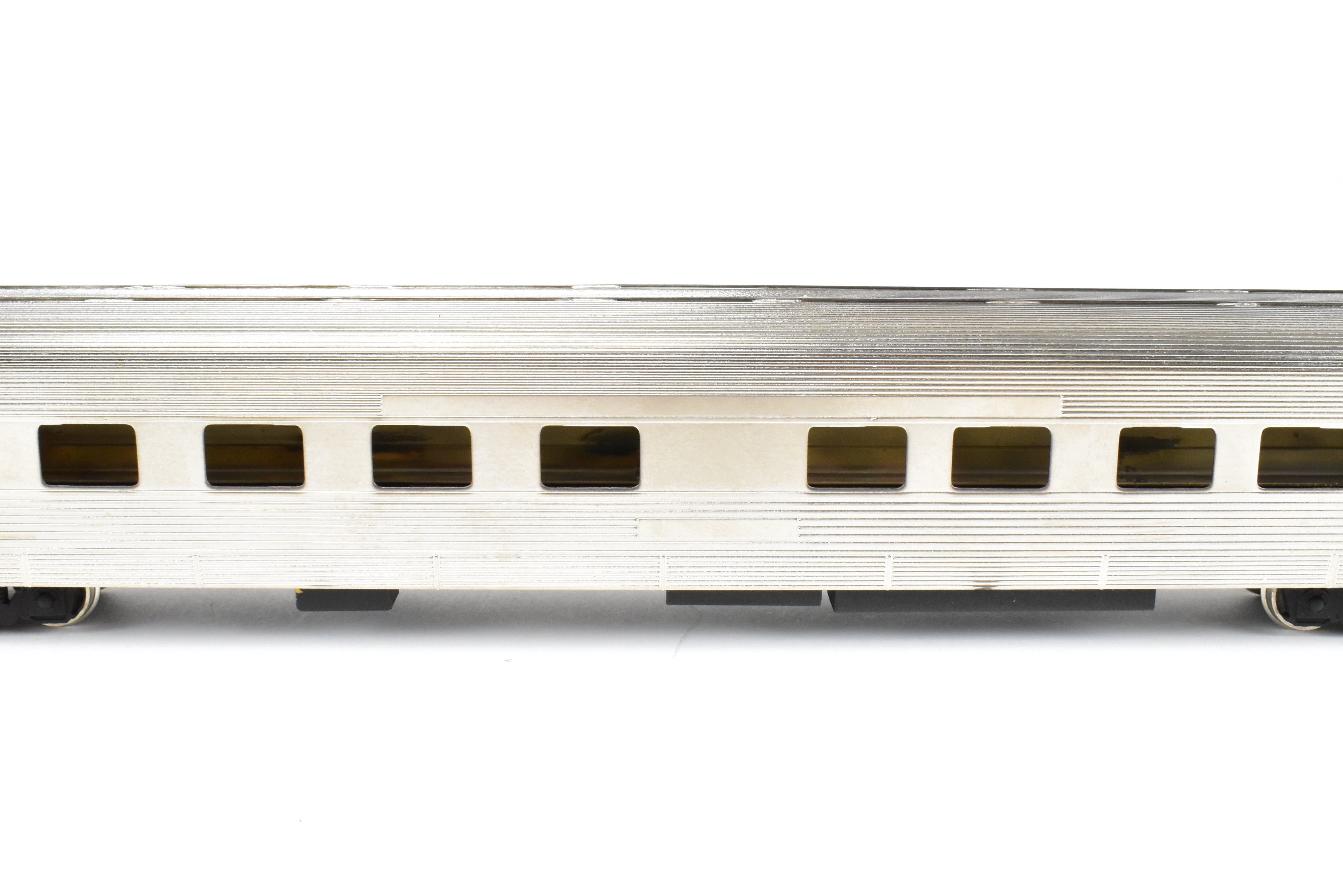 HO Scale Brass NPP Nickel - Plated California Zephyr Pullman Roomette Sleeper Set