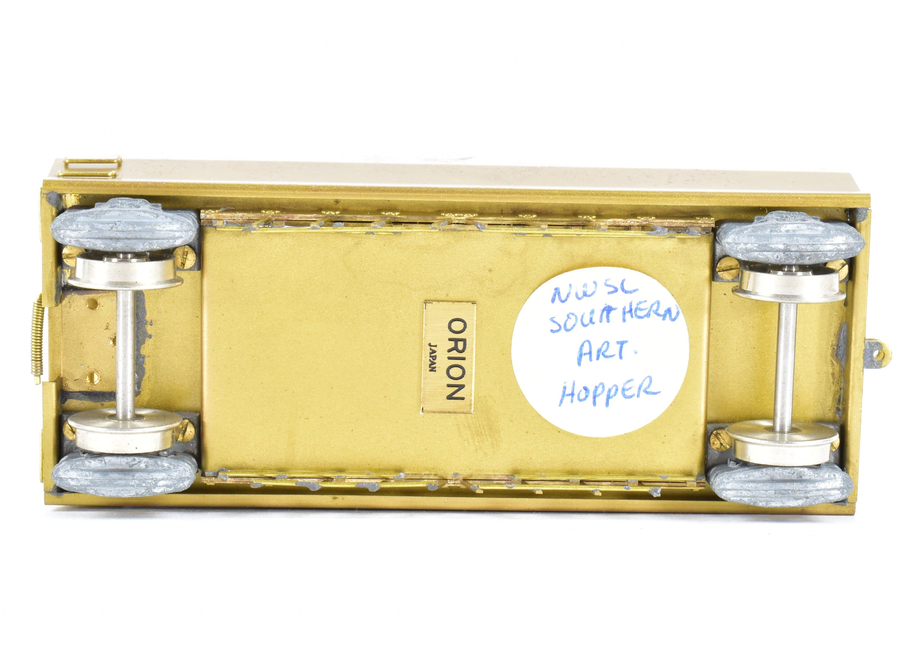 HO Brass 4-Unit Articulated Hopper Cars: NWSL & SOU Railway Models