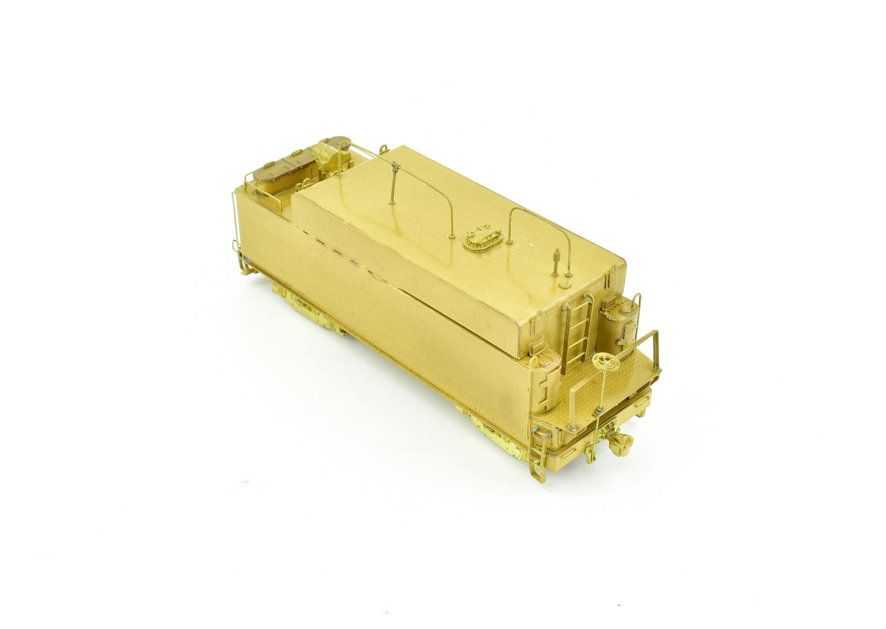HO Scale Brass NPP Nickel - Plated Auxiliary Tender for CB&Q and C&S Routes