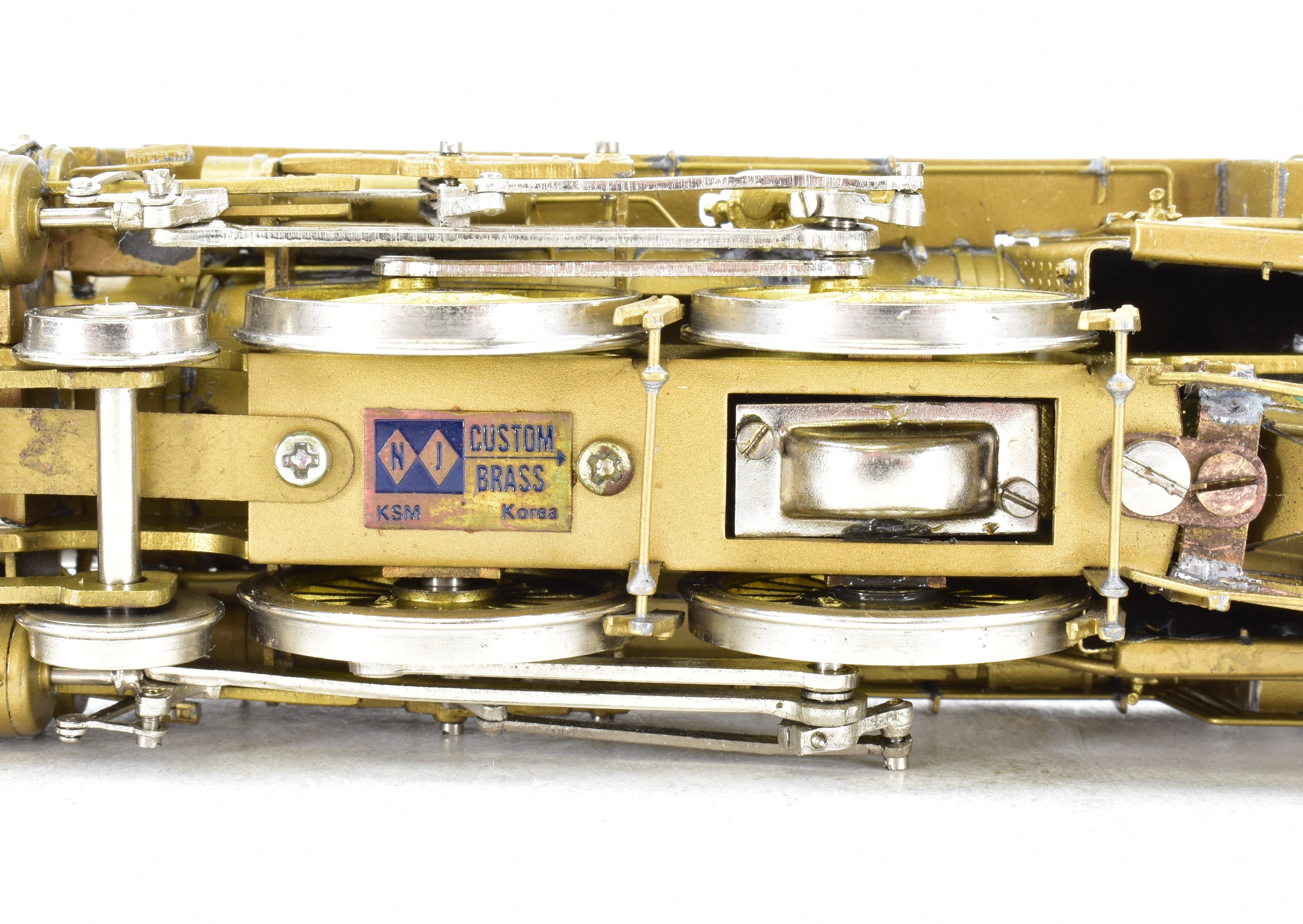 HO Scale Custom Brass Model Train - Baltimore & Ohio Class A-2 4-4-2 by Brass NJ Custom Brass
