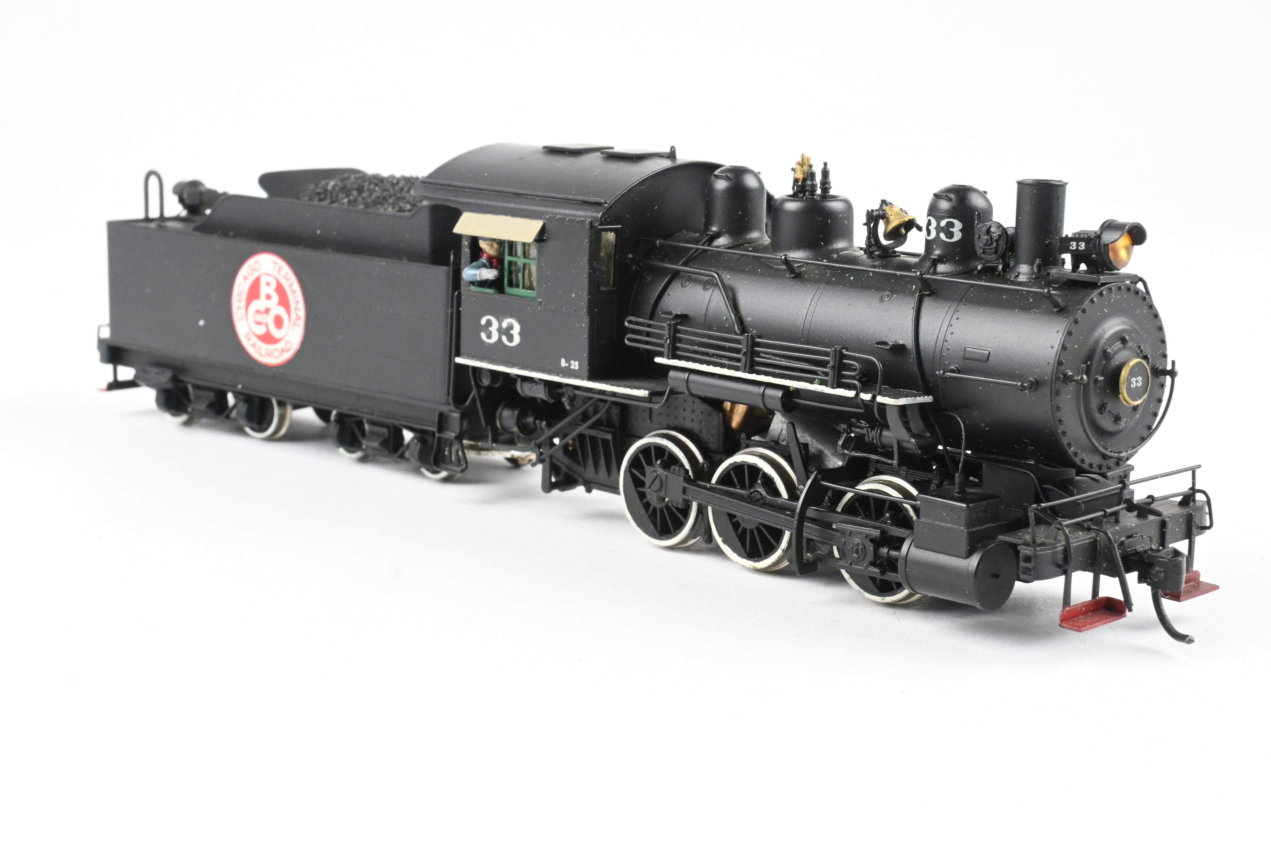 HO Scale Brass PFM Fujiyama Northern Pacific 0-6-0 Class L-9 Custom Painted for Private Road