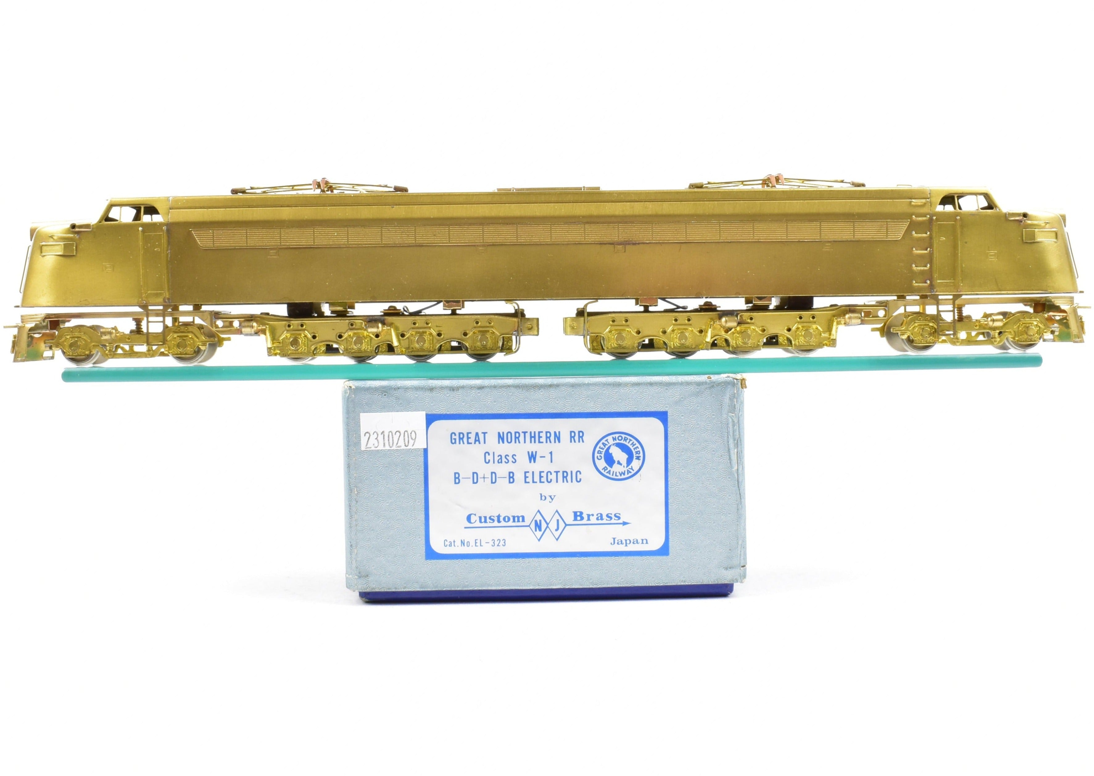 HO Scale Custom Brass Model - Great Northern General Electric W-1 Electric Locomotive from NJ Custom Brass