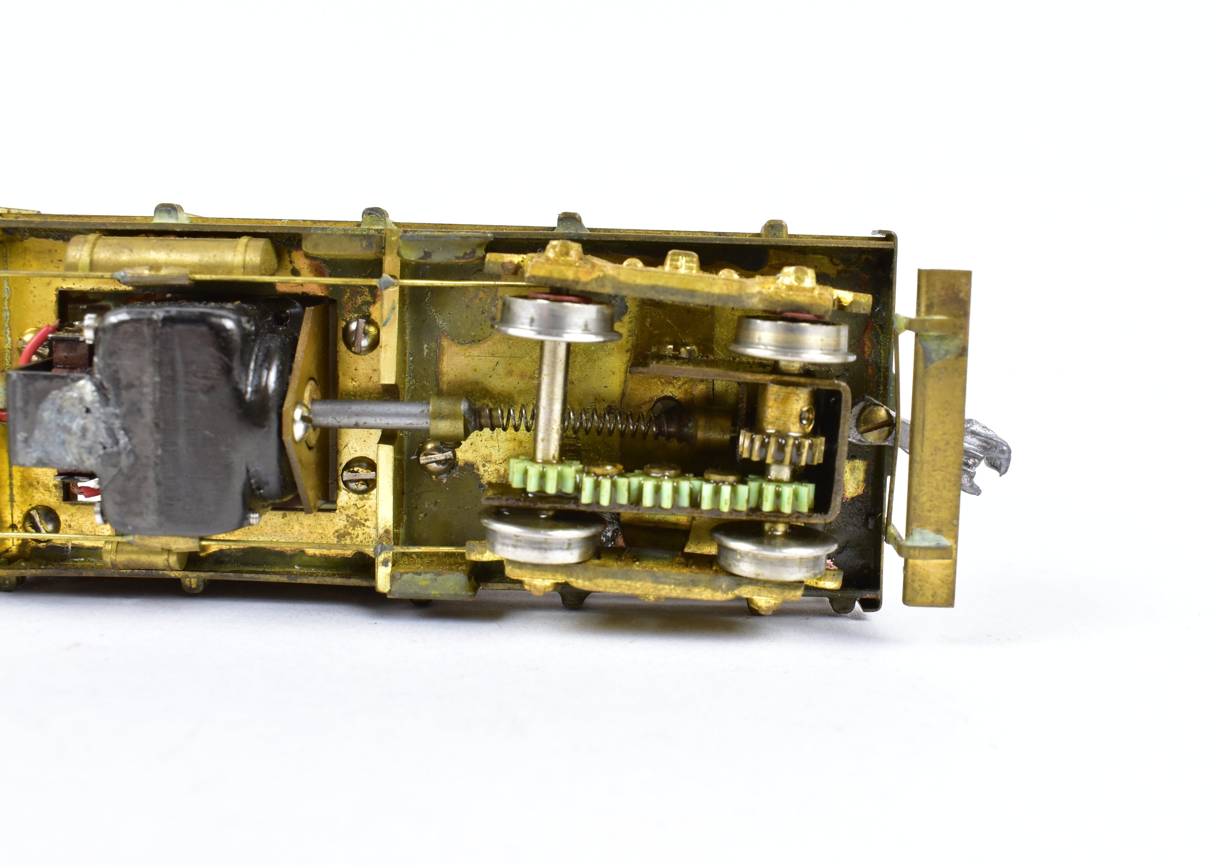 HO Scale Brass Suydam Pacific Electric Interurban Wood Wire Greaser - Tower Car Model (No Box, As - Is Condition)