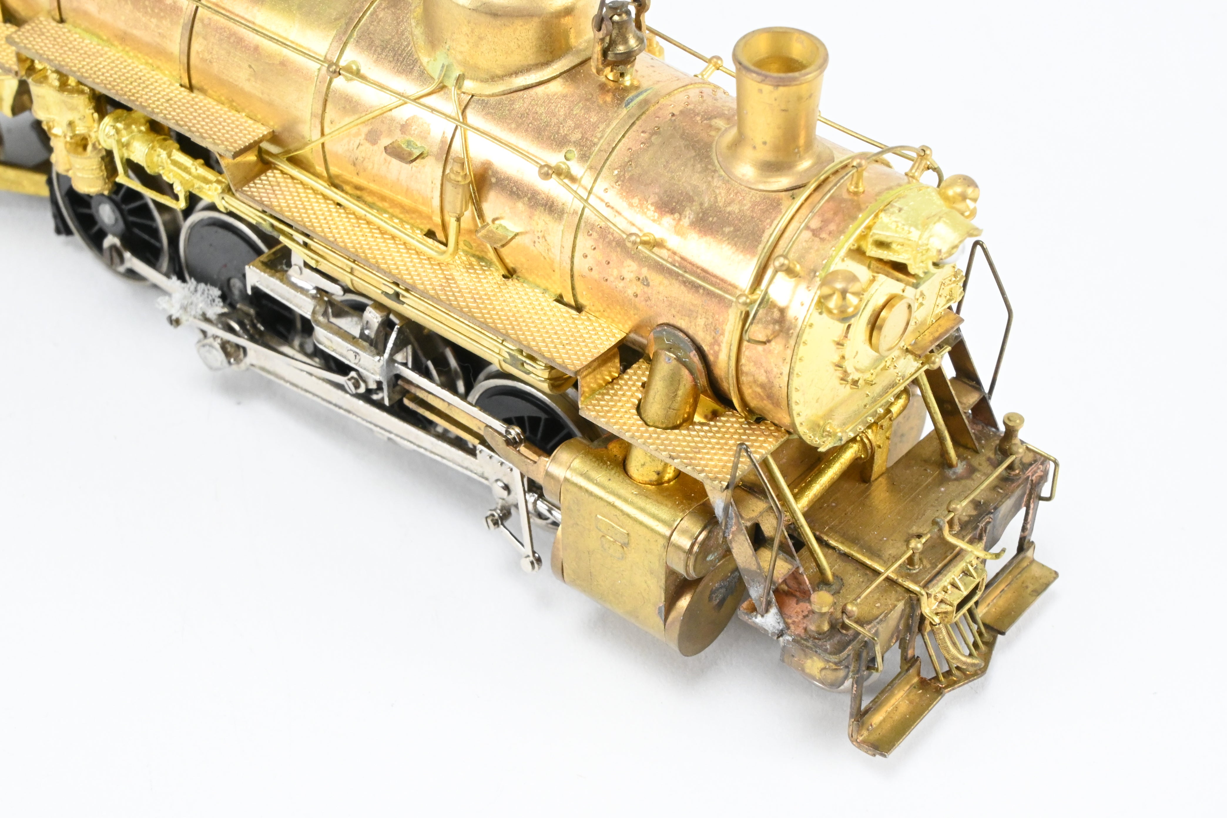HO Scale Brass LMB Models CB&Q - Burlington Route 2-8-2 O-1A Mikado Steam Locomotive with Custom Tender Crafted by Joe G Collias
