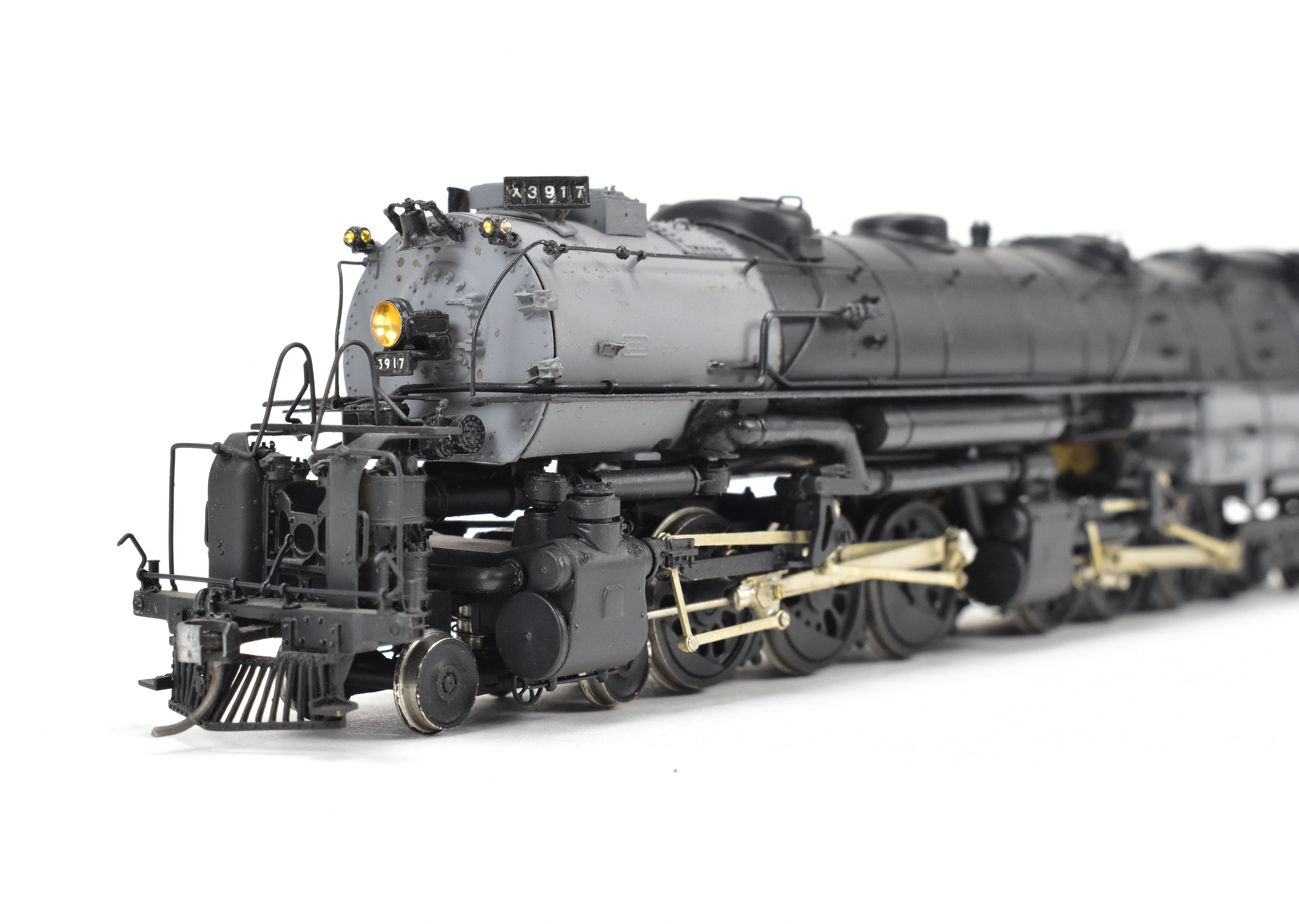 HO Scale Brass Model Train Key Imports UP - Union Pacific 3900 Class 4-6-6-4 Challenger Early Coal Version Locomotive with Custom Paint and Number CP #3917