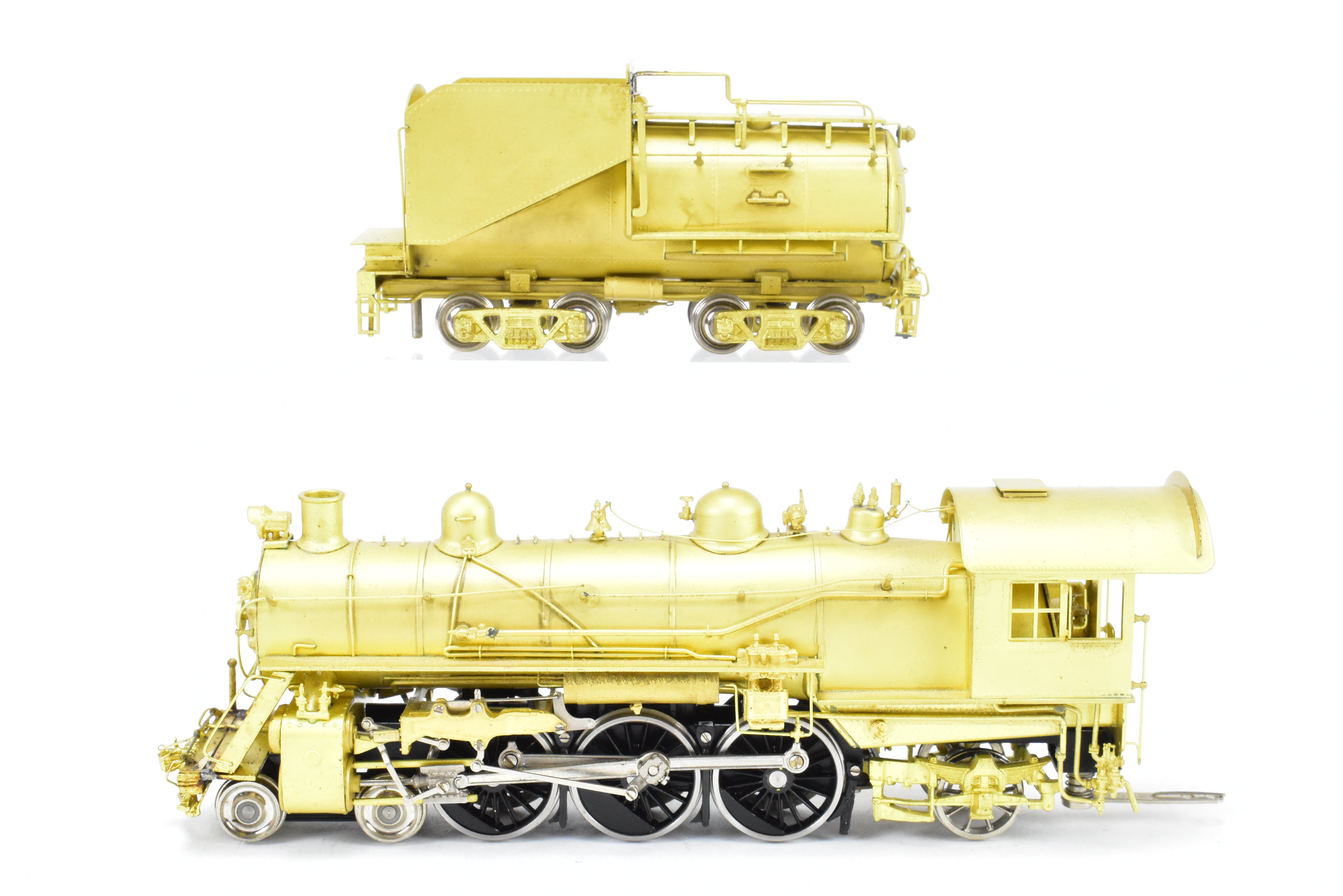HO Scale Brass Erie Railroad K-1 4-6-2 Nickel-Plated Model - As Is