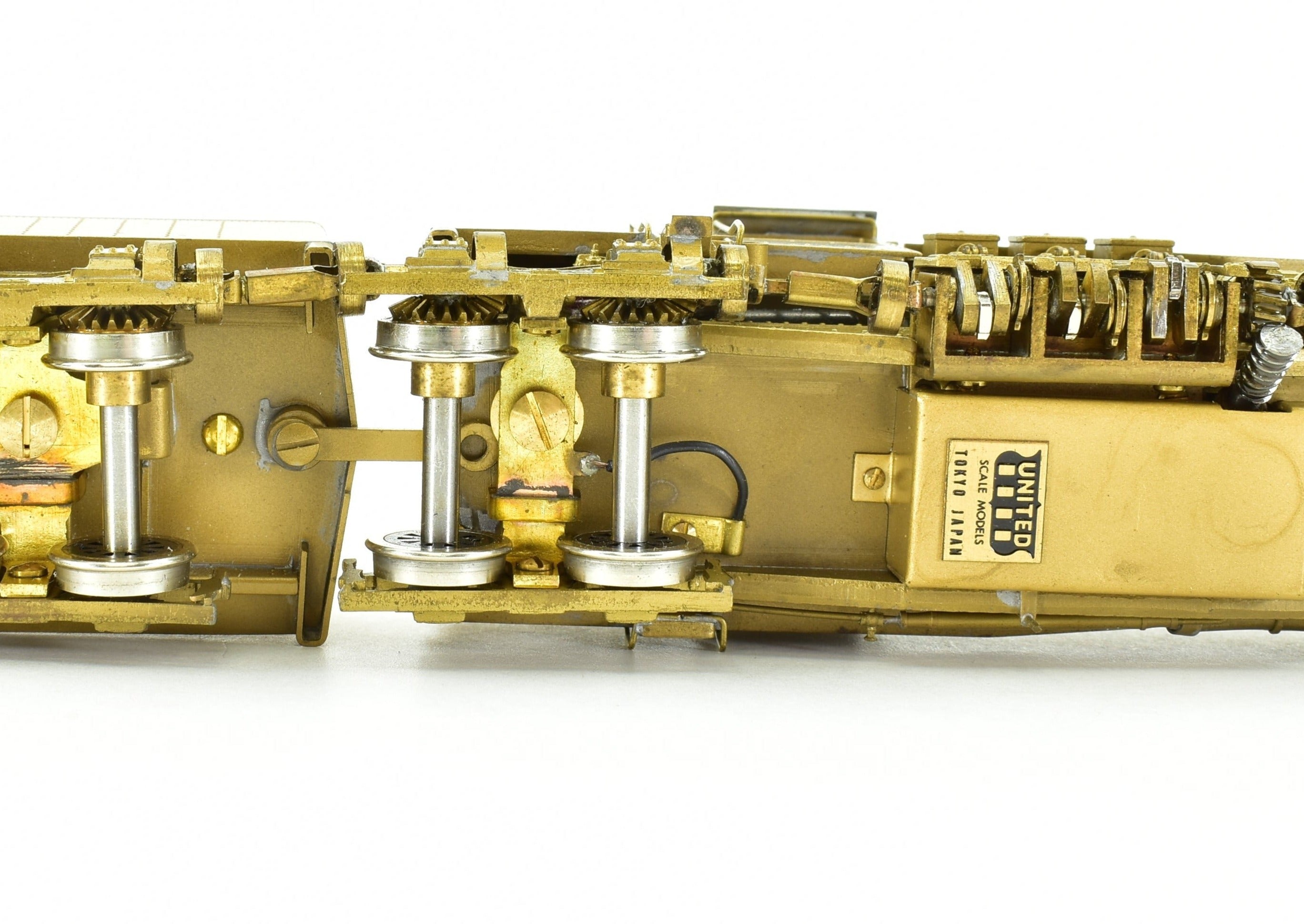 High - Quality HO Scale Brass PFM - United Geared Locomotive Model of the 3 - Truck Willamette Coos Bay Lumber Co.