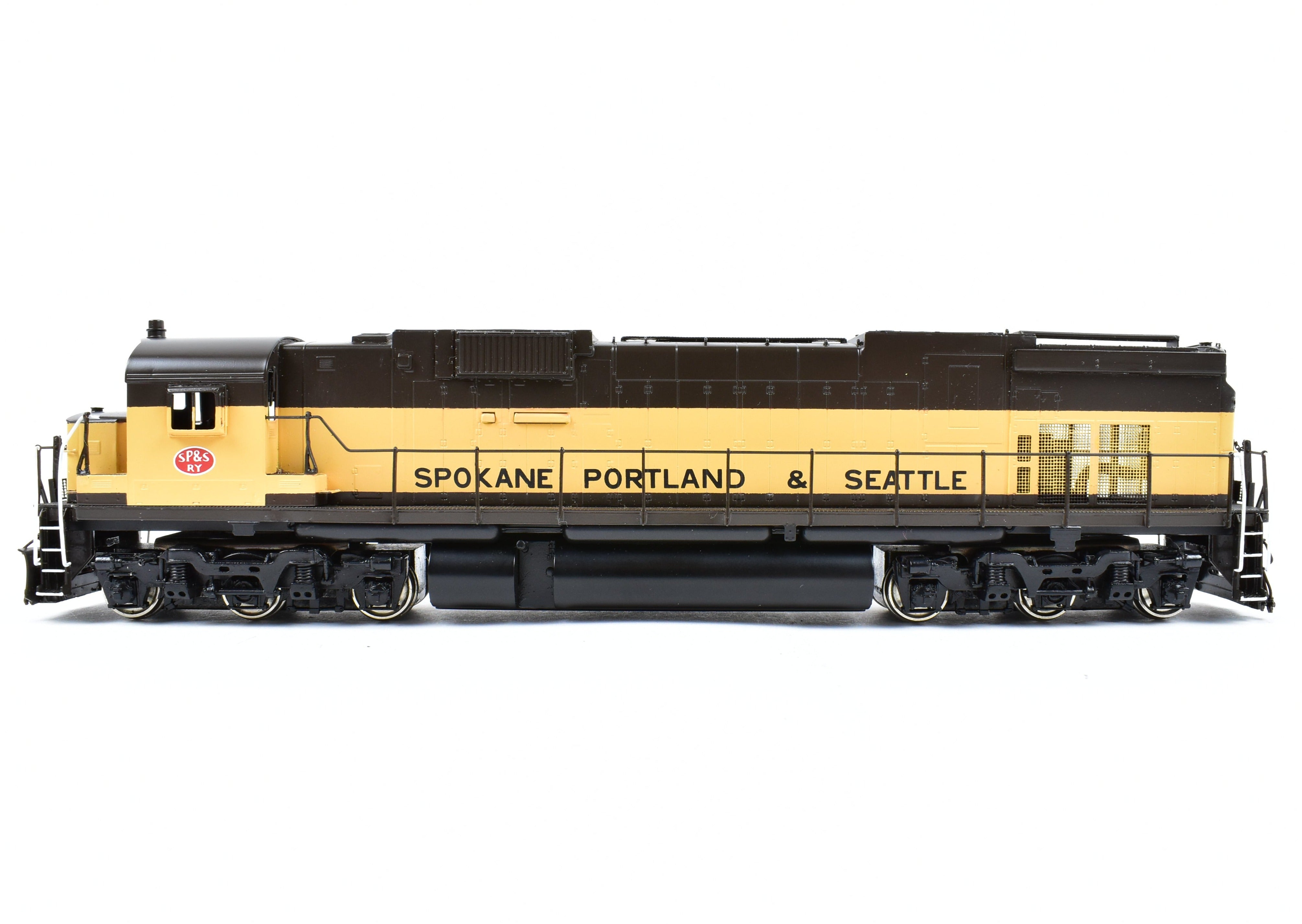 HO Brass Oriental Limited SP&S Alco C - 636 Un - numbered Freight Locomotive