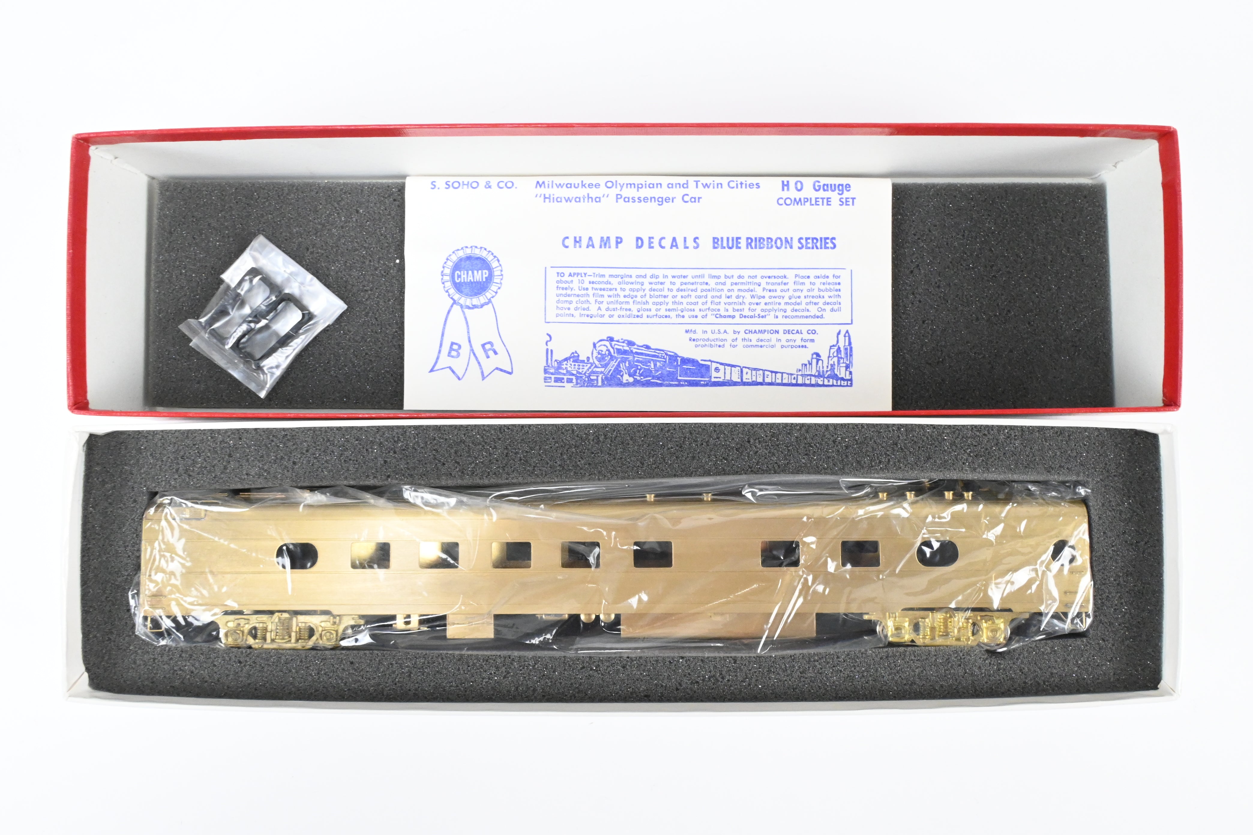 HO Scale Brass Soho Milwaukee Road #115 Diner Model in Excellent Condition