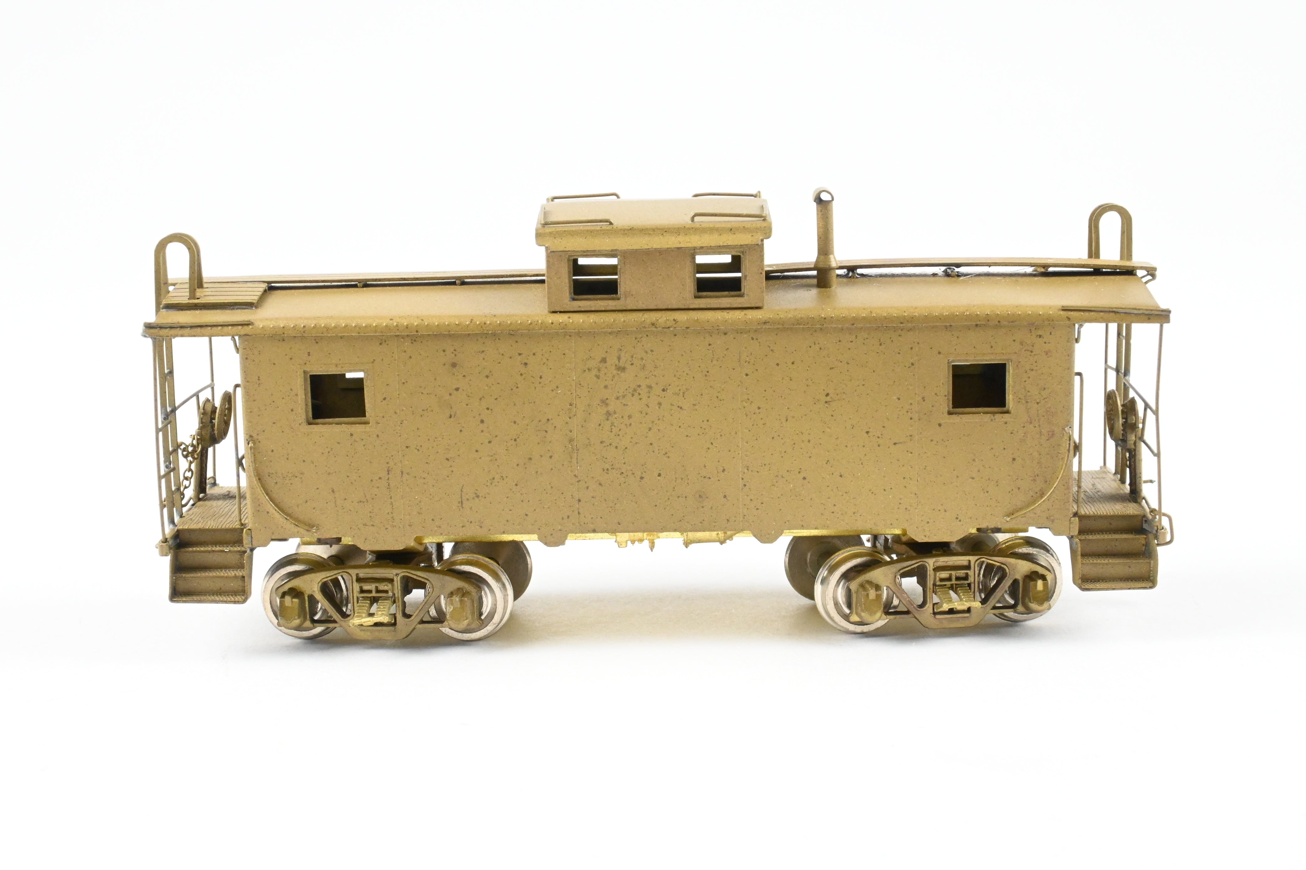 HO Scale Brass NKP - Nickel Plate Road 700 Series Steel Caboose with Custom Trucks