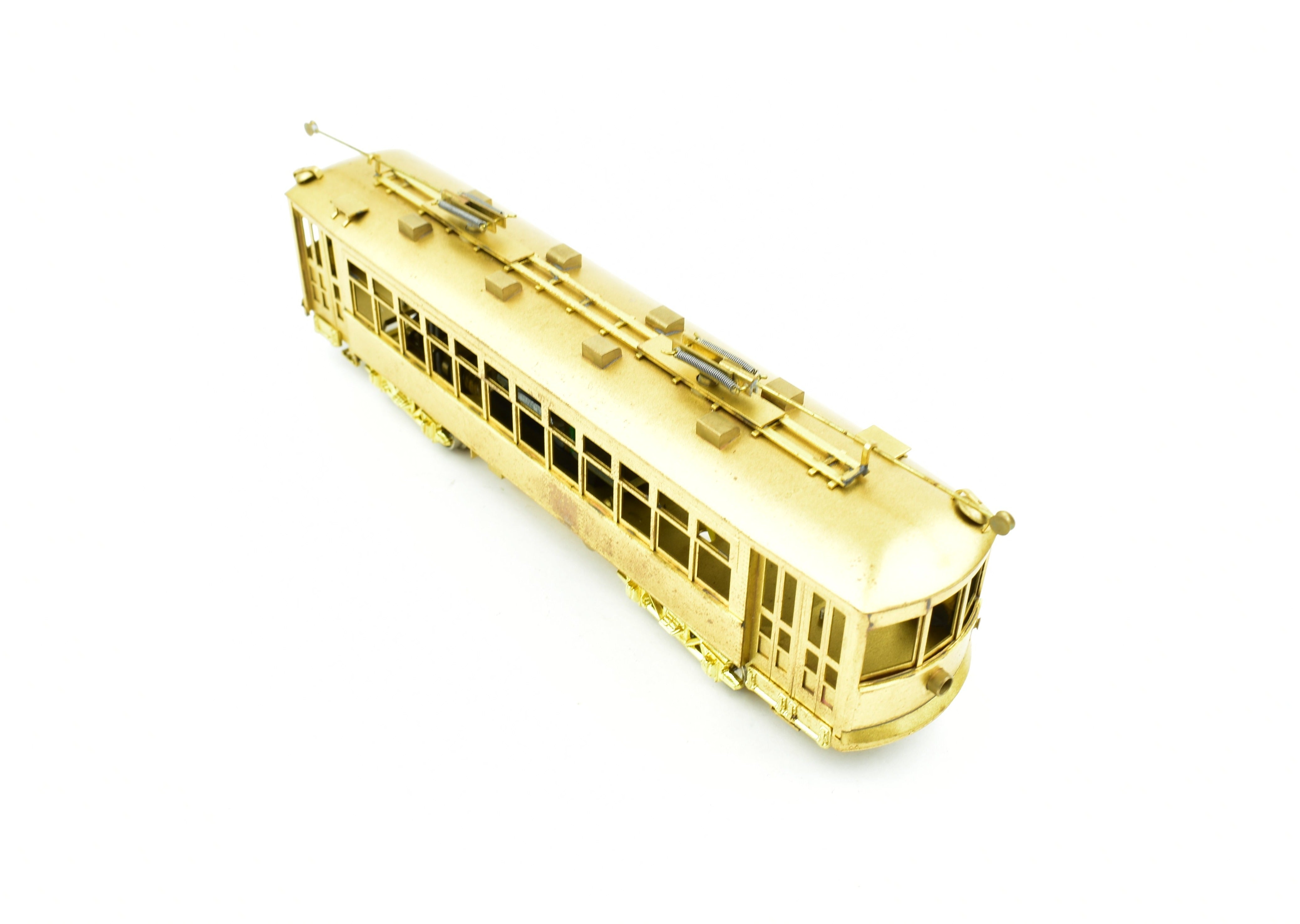 HO Scale Custom Brass Third Avenue Railway System Osgood Bradley Trolley Model by NJ Custom Brass