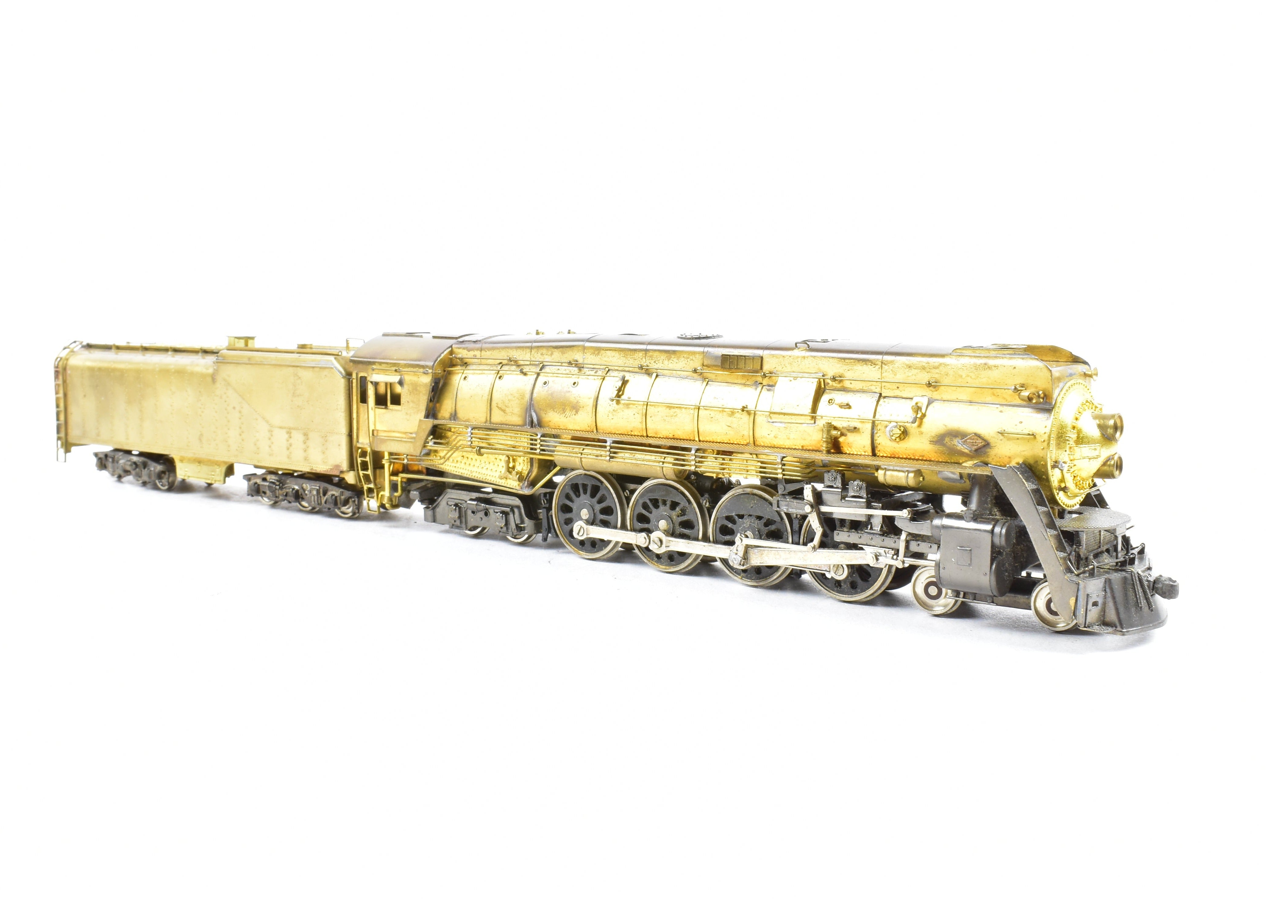 HO Scale Brass Max Gray Model Train - Southern Pacific Class GS - 4 4 - 8 - 4 De - Skirted Locomotive Replica