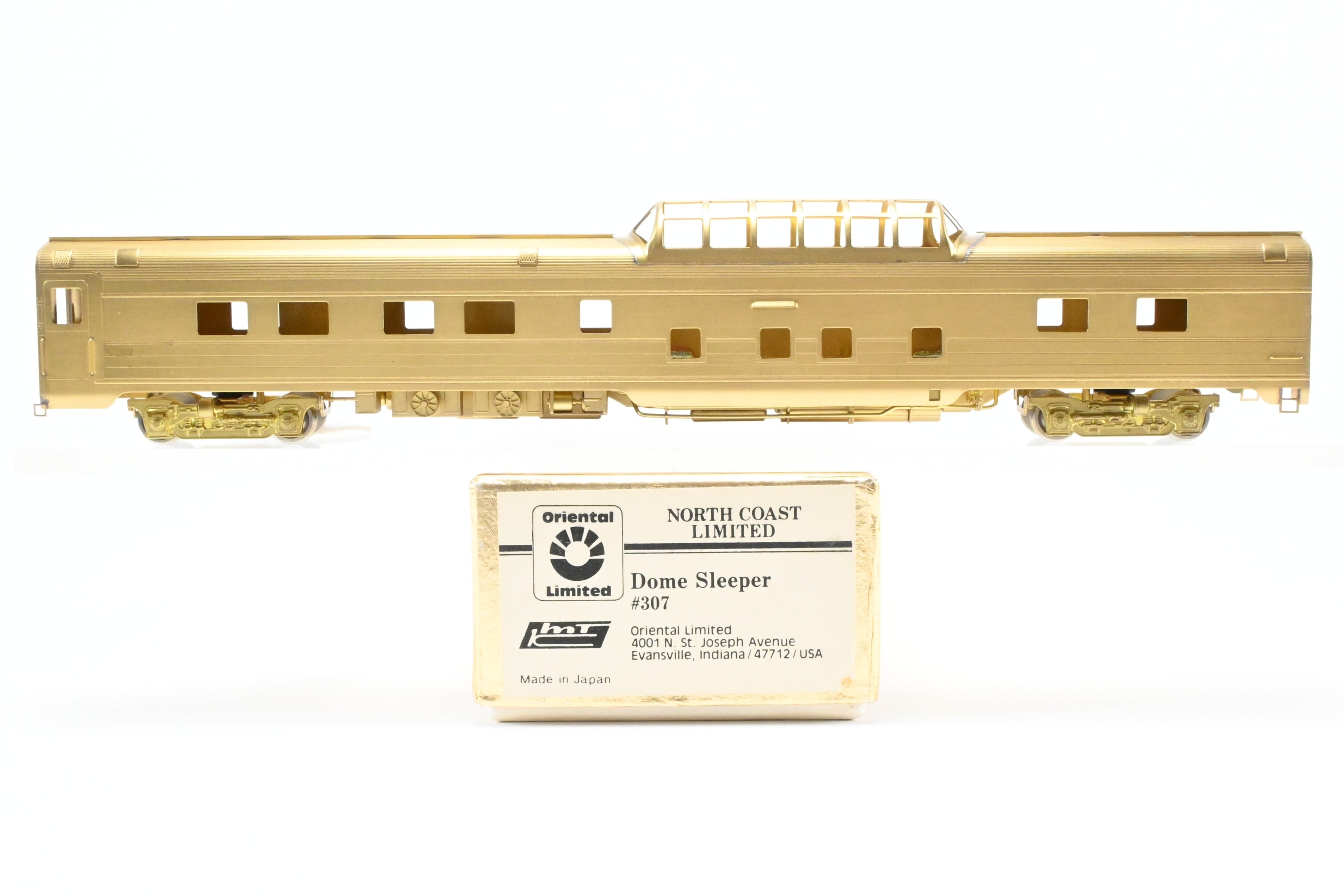 HO Brass Oriental Limited NP - #307 Northern Pacific North Coast Dome Sleeper Model