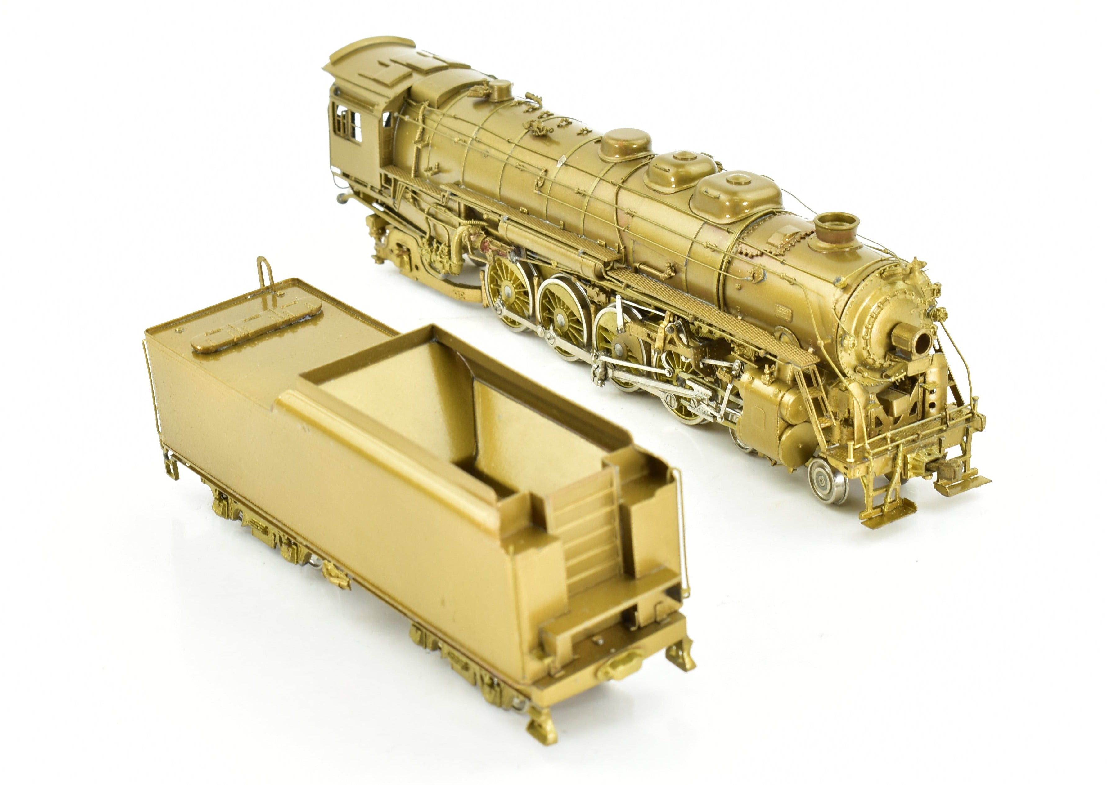 HO Scale Brass Model Train - New York Ontario & Western Class Y - 2 4 - 8 - 2 Custom - Built by KSM for NJ Custom Brass