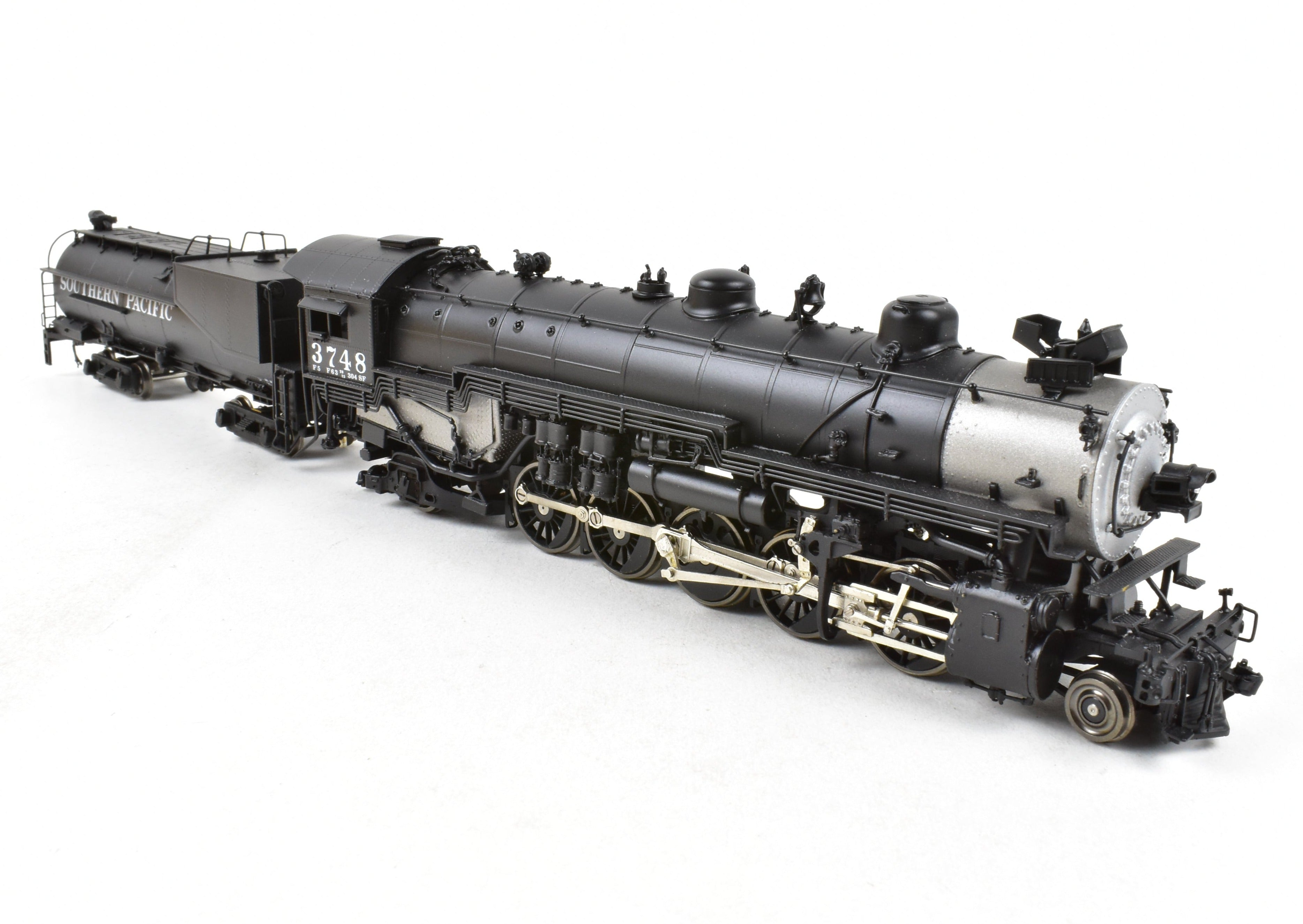 HO Scale Brass Sunset Models Southern Pacific F-5 2-10-2 Steam Locomotive Model Factory Painted No. 3748