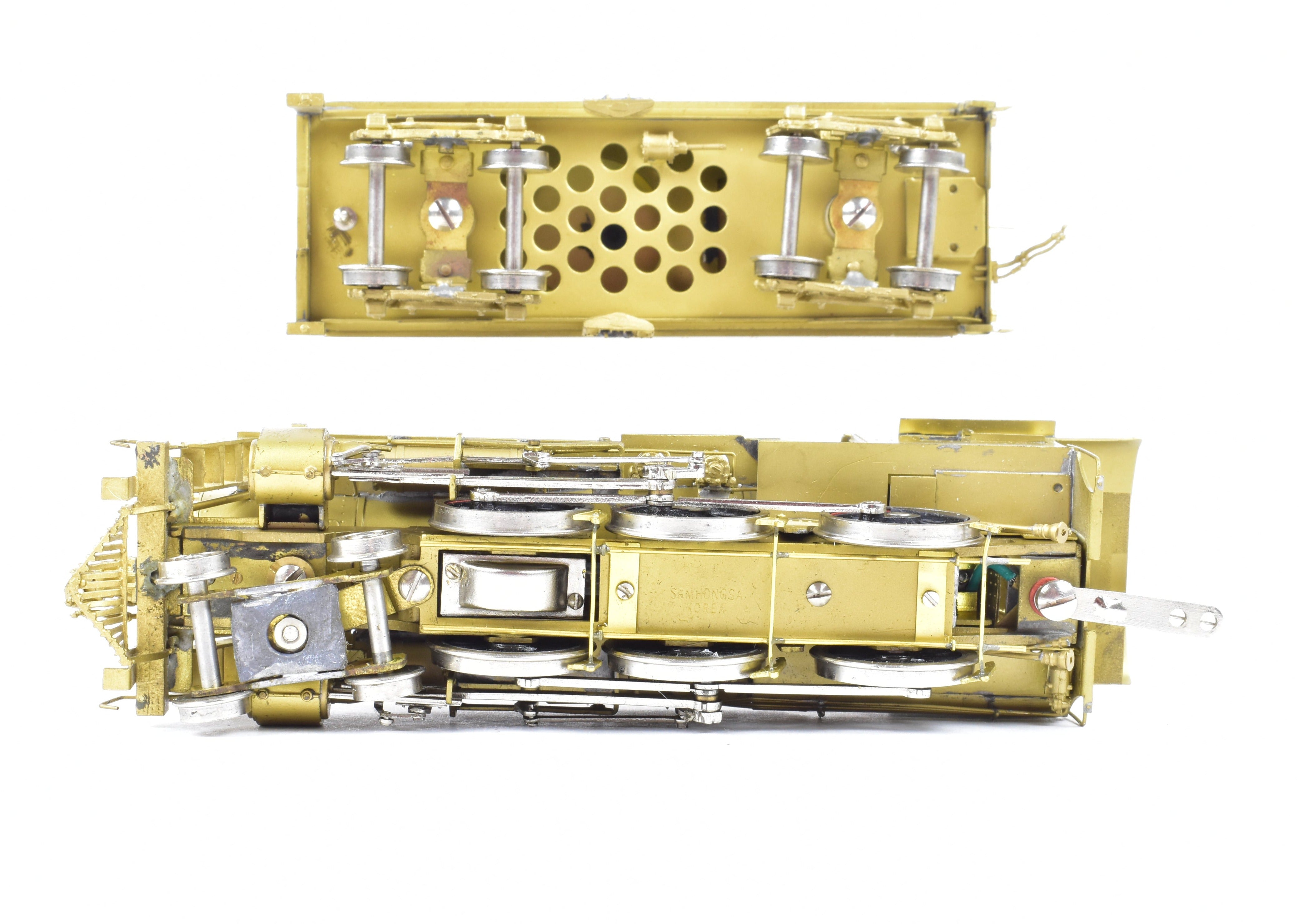 High - Quality HO Scale Brass Pacific Fast Mail Model (PFM) by Samhongsa - Louisiana & Arkansas 4 - 6 - 0 Ten Wheeler Steam Locomotive