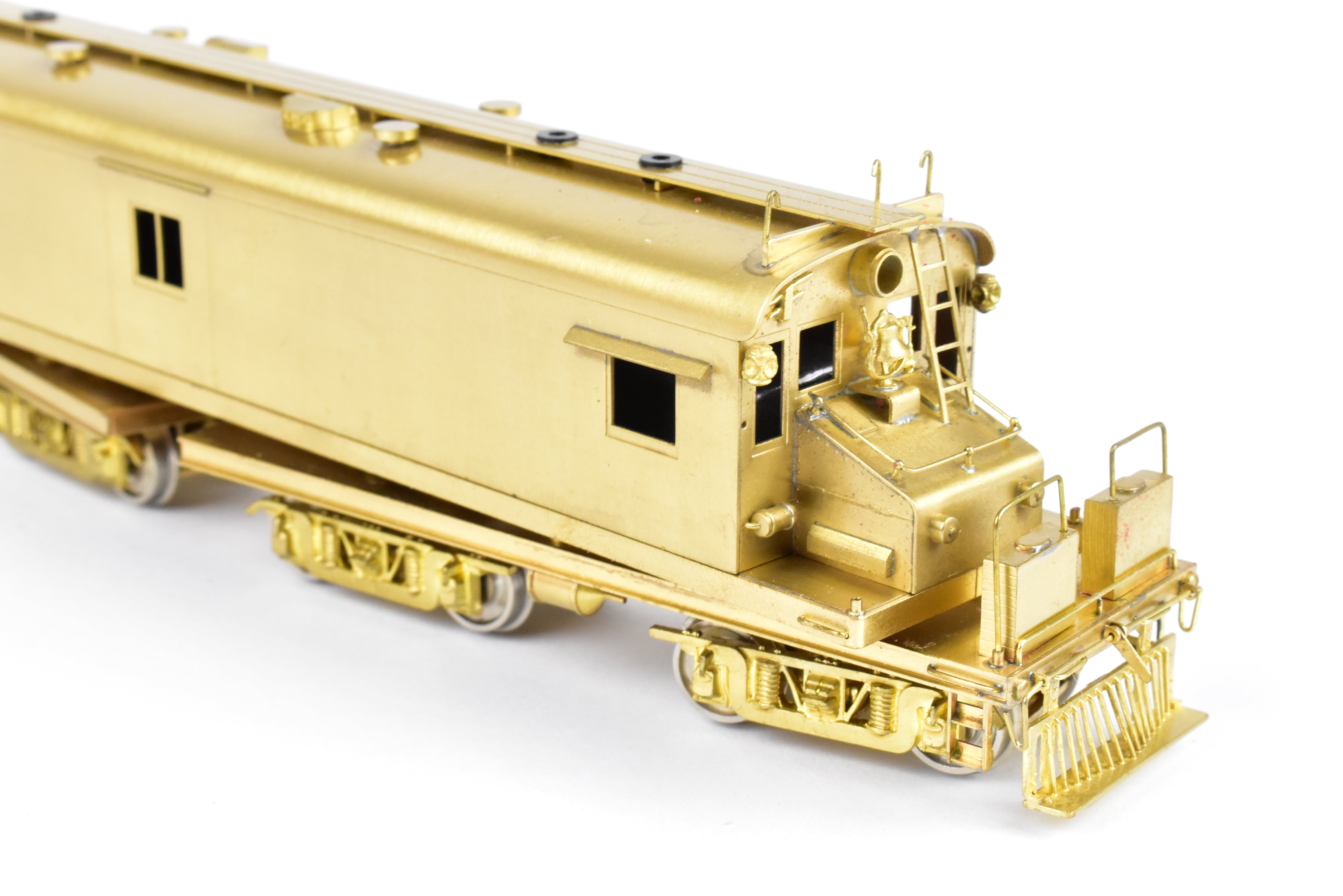 HO Brass Milwaukee Car Works CNS&M North Shore Line 4-Truck Electric Freight Motor #458