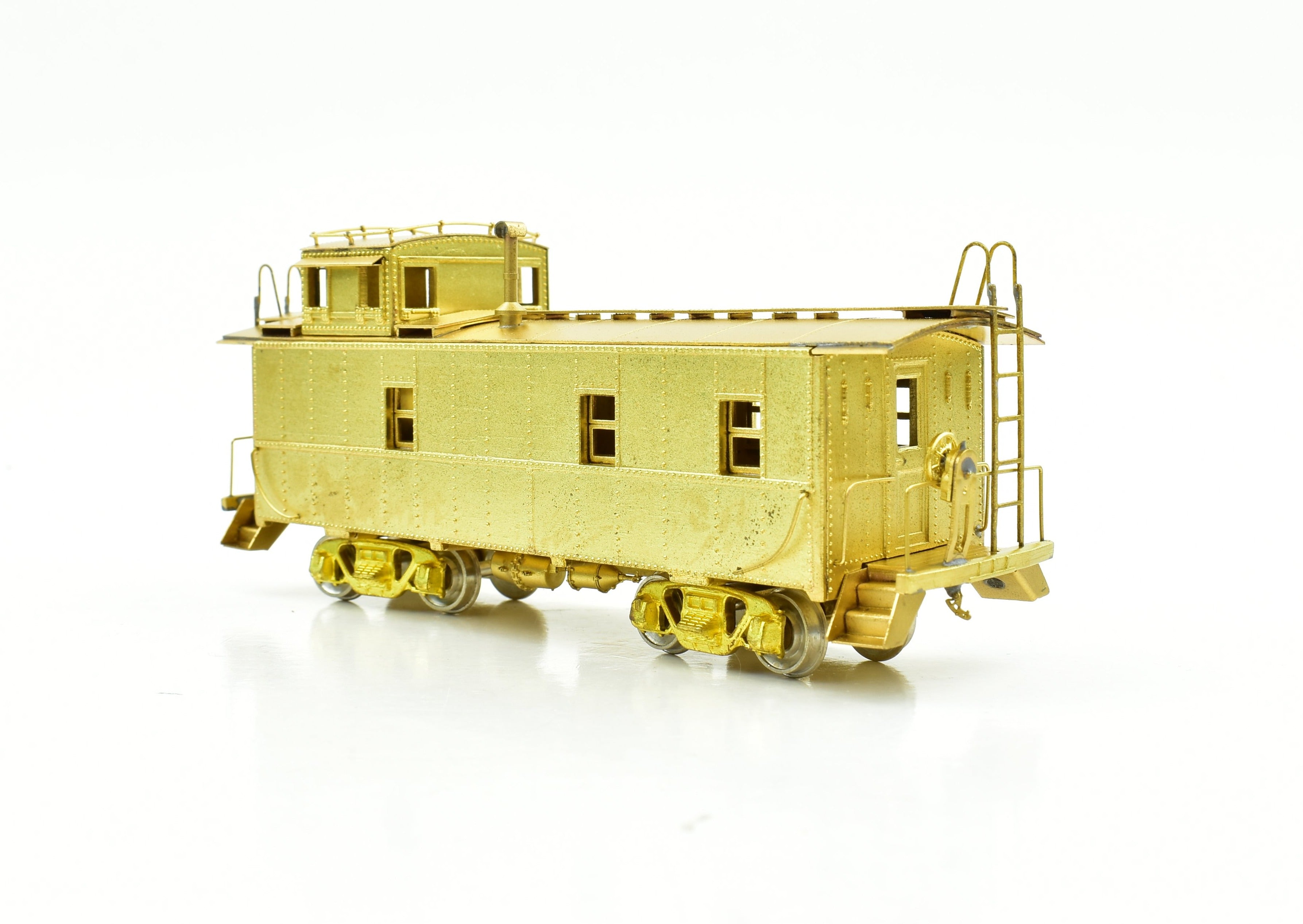 HO Scale Brass Fujiyama Santa Fe Steel Caboose - Pacific Fast Mail Model