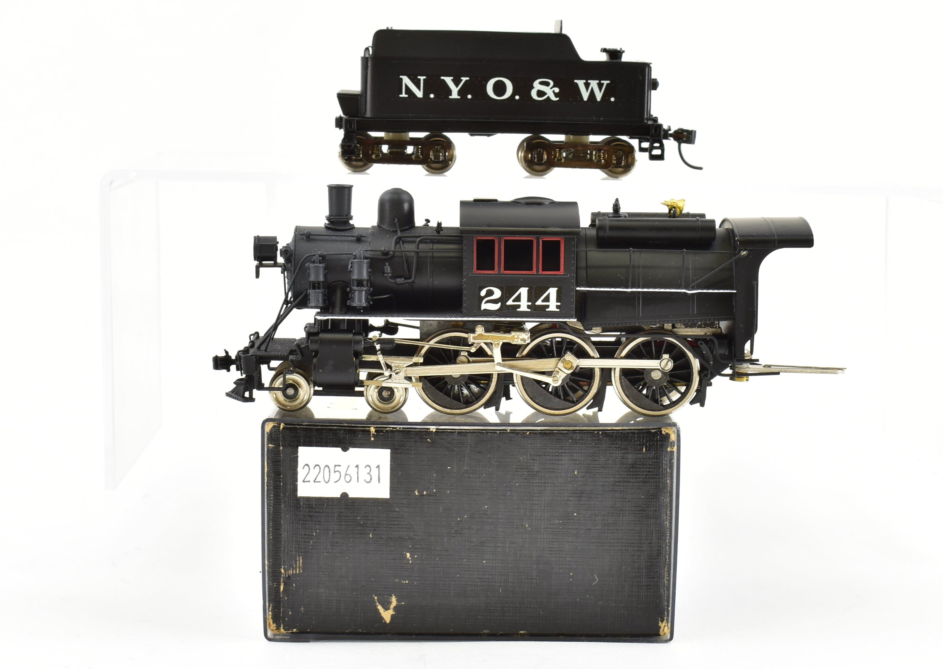HO Scale Brass NPP Nickel - Plated New York Ontario & Western U - 1 4 - 6 - 0 Camelback Locomotive