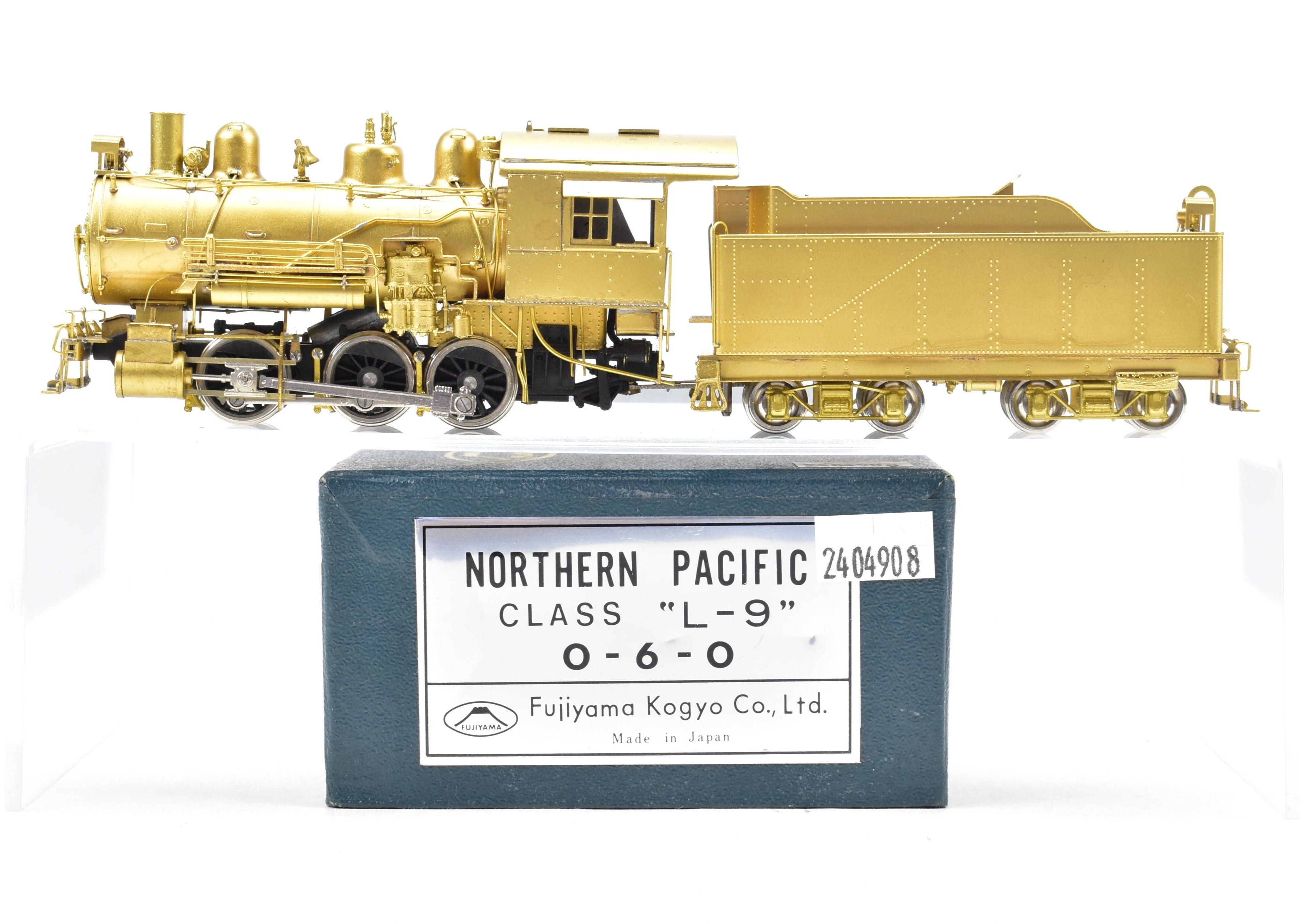 HO Scale Brass PFM Fujiyama Northern Pacific 0-6-0 Class L-9 Locomotive with Custom Paint