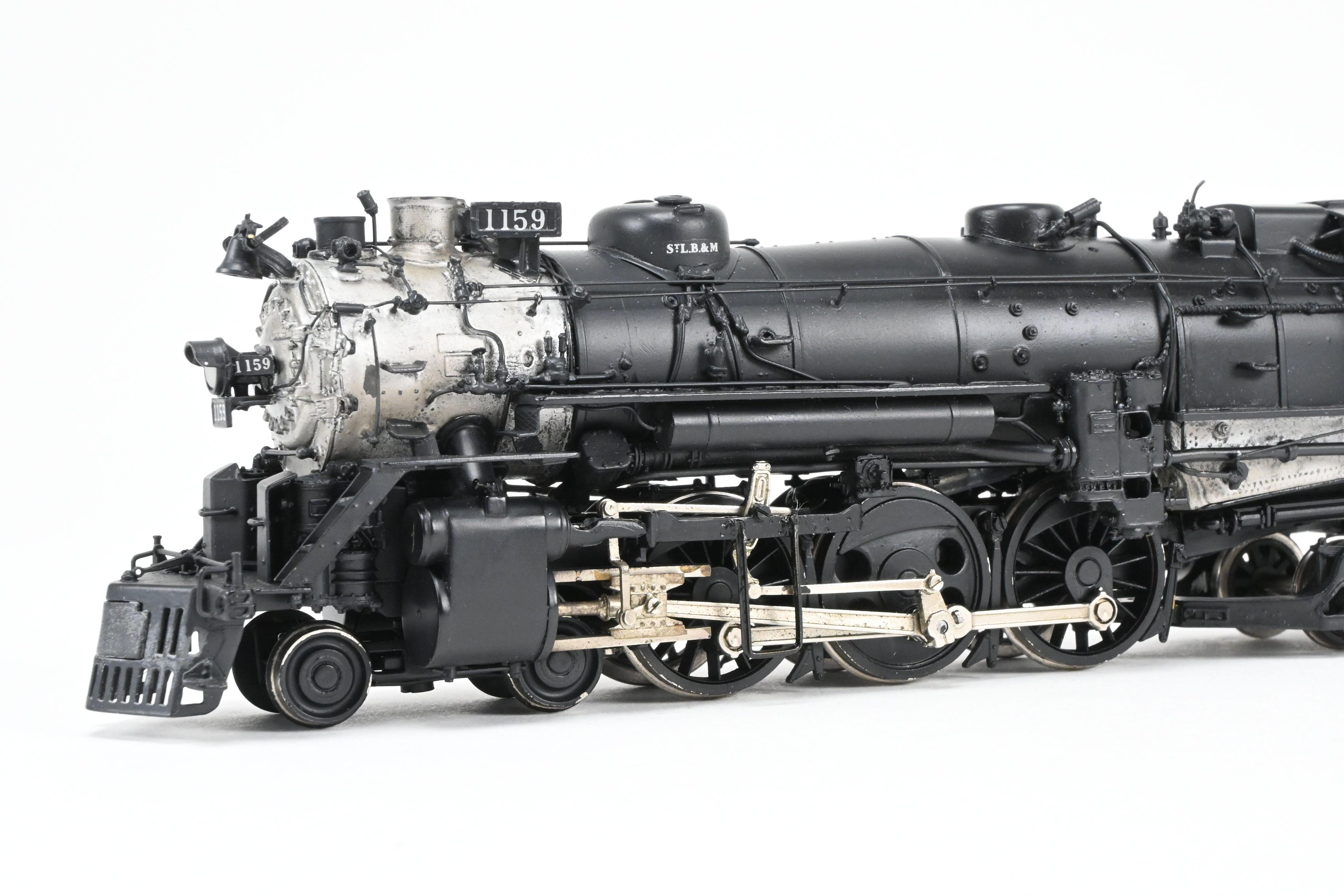 HO Scale Brass PFM Model Train - Samhongsa MP - Missouri Pacific 4-6-2 P-73 Steam Locomotive Custom Painted by Joe G. Collias with Road Number 1159