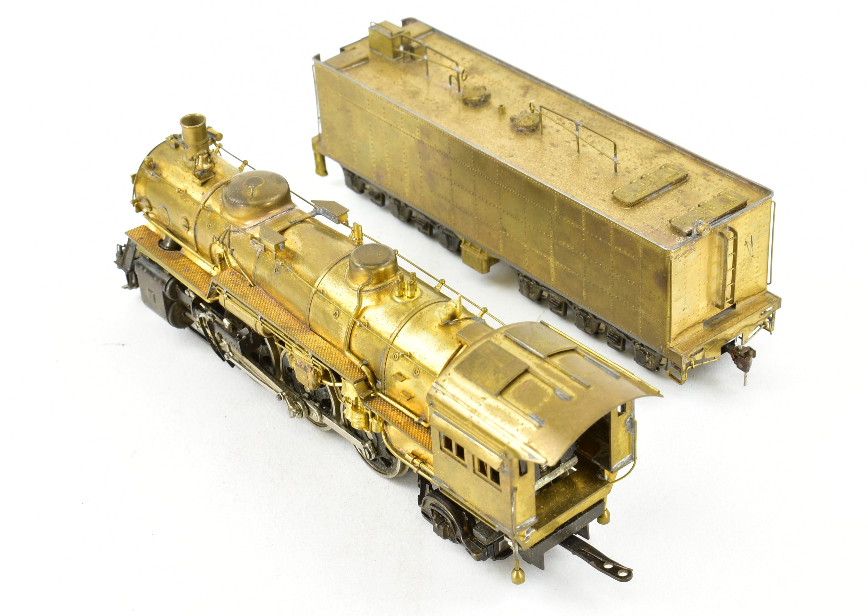 HO Scale Brass Max Gray ATSF - Santa Fe 4-6-2 Heavy Pacific Model Train