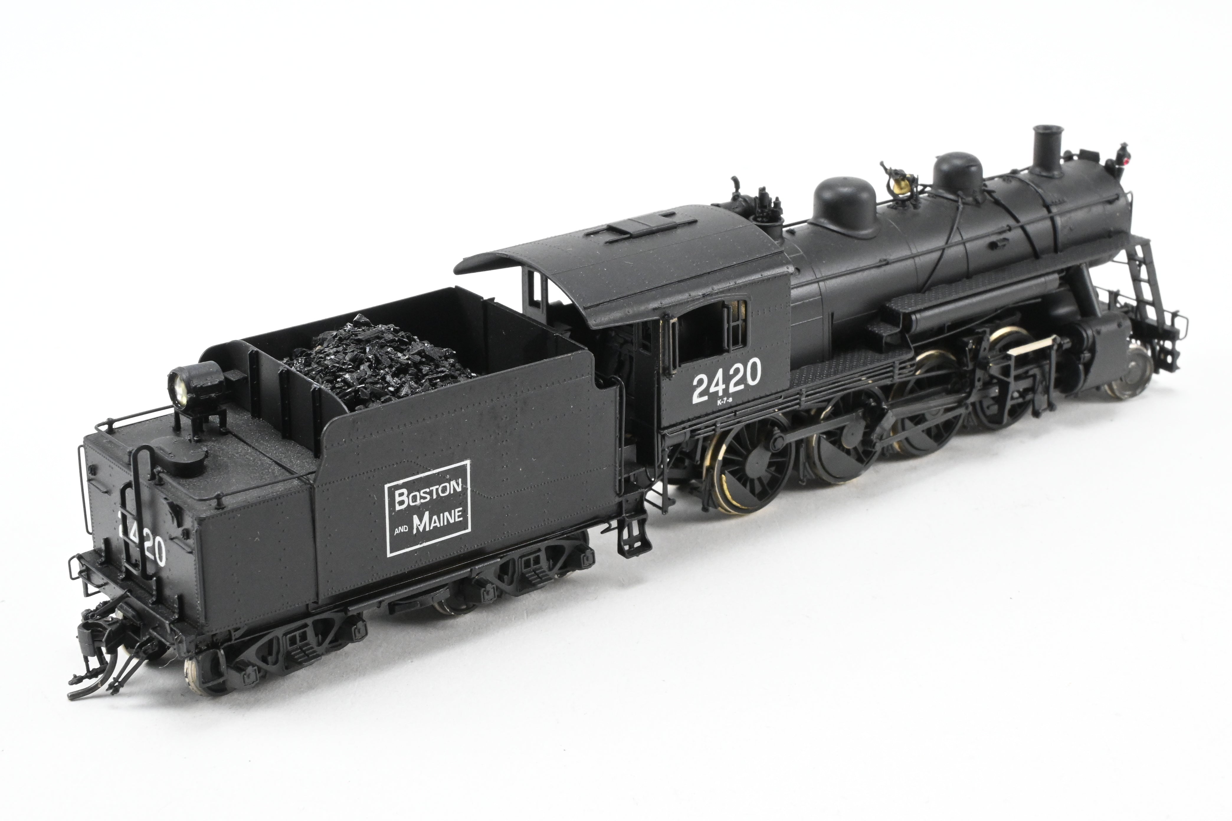 HO Brass NERS Boston & Maine Class K - 7A 2 - 8 - 0 No. 2420 Model Train