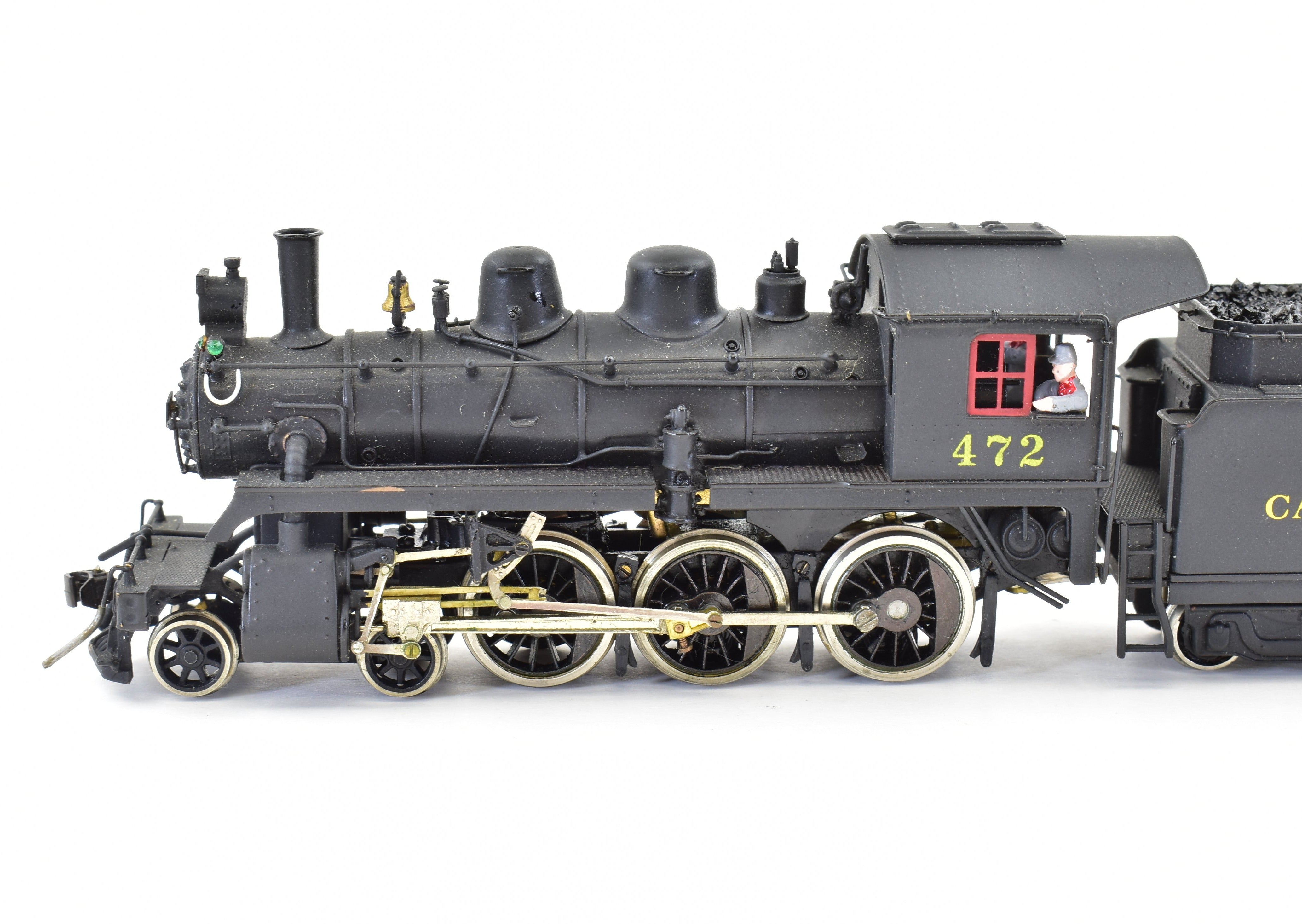 Custom Painted HO Brass Pacific Pike CPR Canadian Pacific Railway D4G 4-6-0 Model